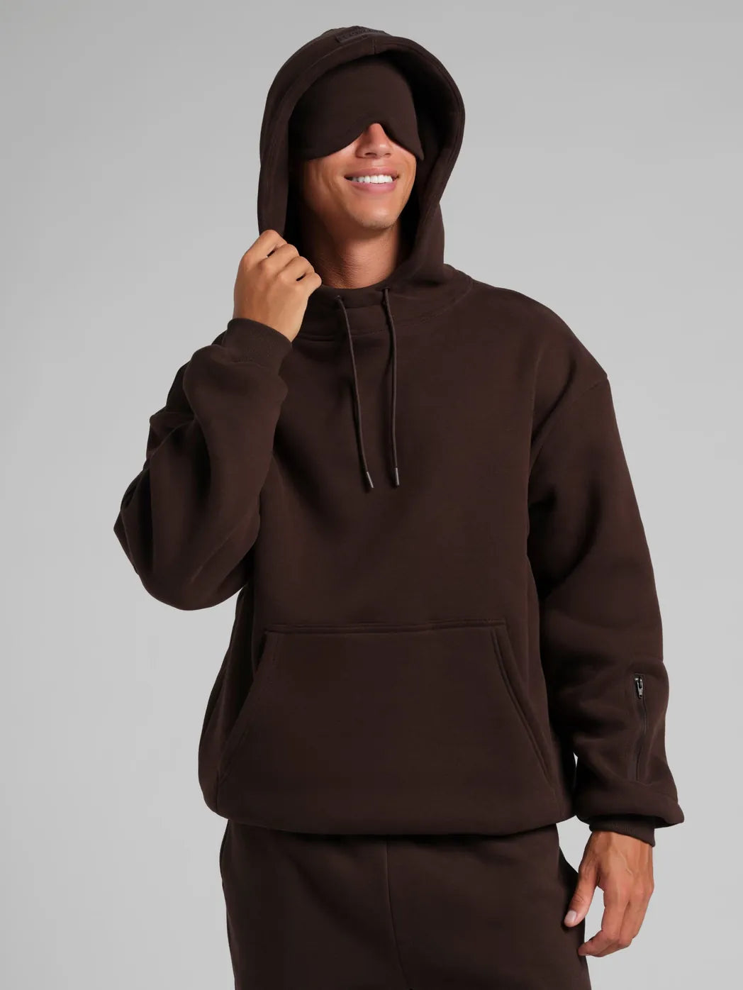 comfrt Hoodie XS / Espresso Comfrt Airplane Mode Travel Hoodie MEGA equestrian team apparel online tack store mobile tack store custom farm apparel custom show stable clothing equestrian lifestyle horse show clothing riding clothes Comfrt Airplane Mode Travel Hoodie MEGA horses equestrian tack store
