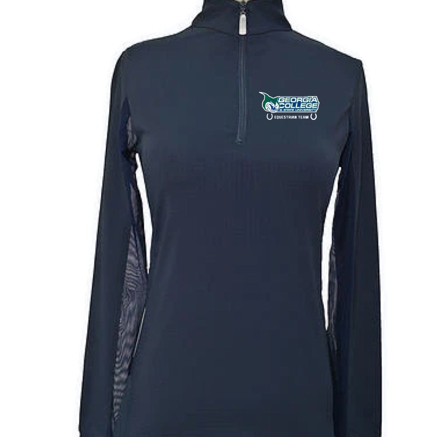 Equestrian Team Apparel Georgia College- Sun Shirt equestrian team apparel online tack store mobile tack store custom farm apparel custom show stable clothing equestrian lifestyle horse show clothing riding clothes Georgia College- Sun Shirt horses equestrian tack store