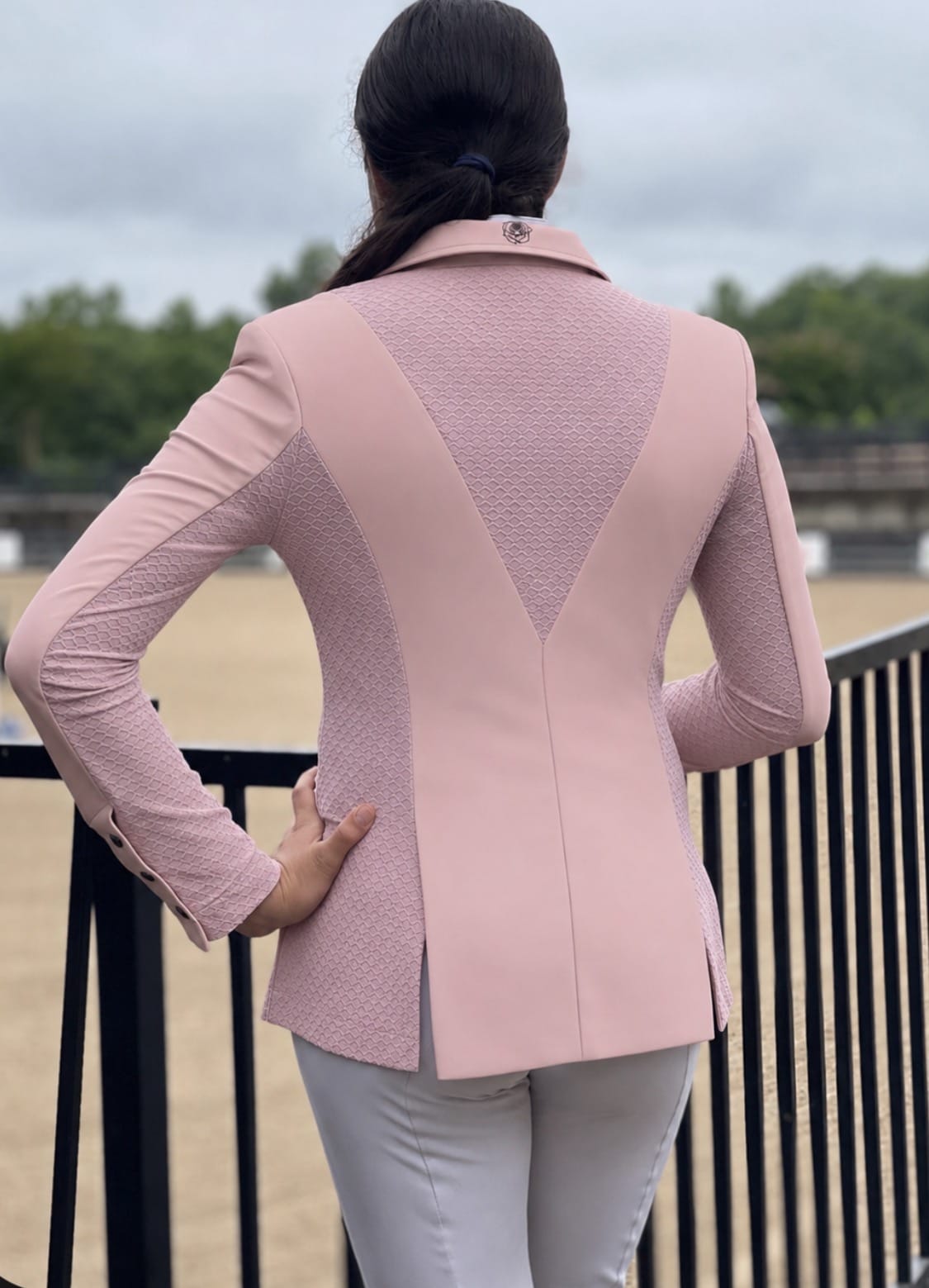 Hannah Childs women's show shirt Hannah Childs- Classica Show Coat (Mesh) equestrian team apparel online tack store mobile tack store custom farm apparel custom show stable clothing equestrian lifestyle horse show clothing riding clothes Hannah Childs- Classica Show Coat (Mesh) horses equestrian tack store