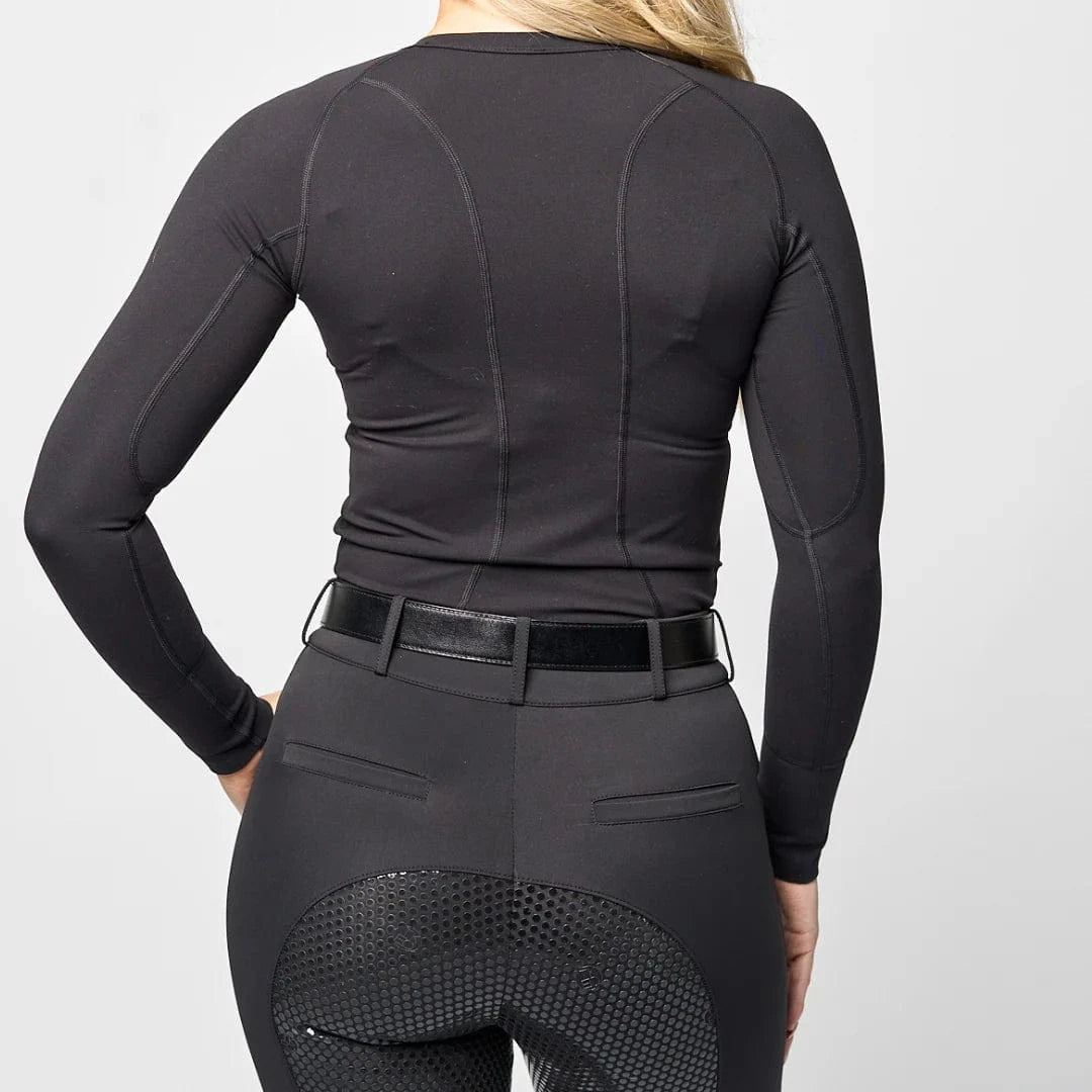 TKEQ Long Sleeve Tech Shirt TKEQ- Kassidy Technical Top equestrian team apparel online tack store mobile tack store custom farm apparel custom show stable clothing equestrian lifestyle horse show clothing riding clothes TKEQ- Kassidy Technical Top horses equestrian tack store