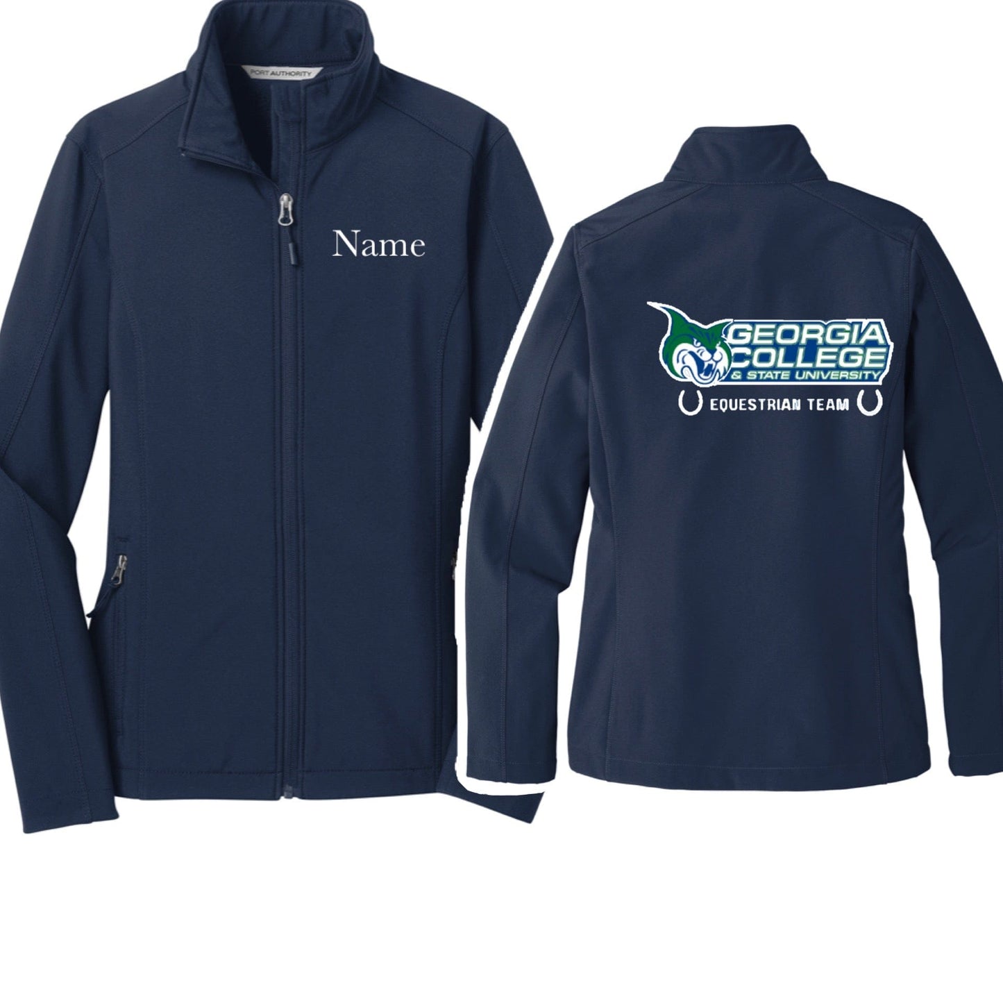 Equestrian Team Apparel Georgia College- Shell Jacket equestrian team apparel online tack store mobile tack store custom farm apparel custom show stable clothing equestrian lifestyle horse show clothing riding clothes Georgia College- Shell Jacket horses equestrian tack store