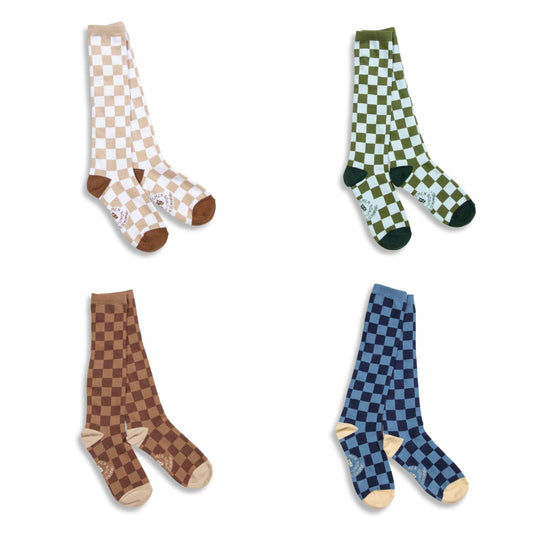 dreamers & schemers Boot Sock Dreamers & Schemers- Huntsman & Hounds Check This Tall Socks equestrian team apparel online tack store mobile tack store custom farm apparel custom show stable clothing equestrian lifestyle horse show clothing riding clothes Dreamers & Schemers- Huntsman & Hounds Check This Tall Socks horses equestrian tack store