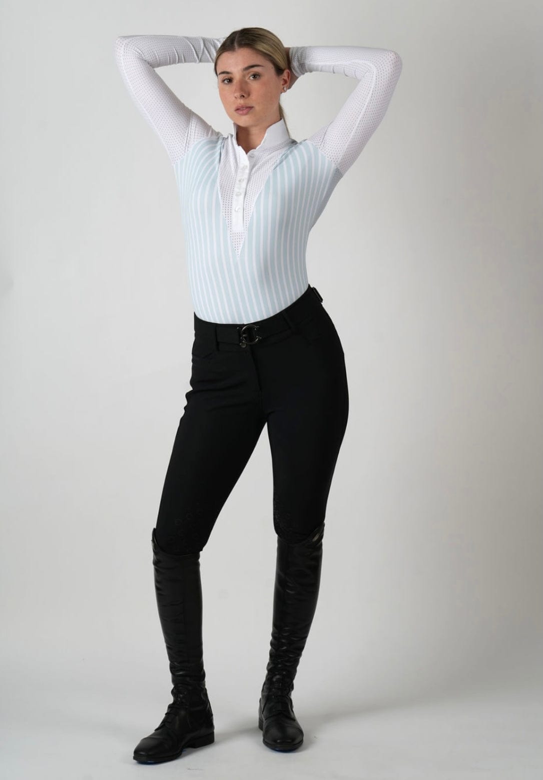 EquestrianClub Show Shirt EquestrianClub- Amy Show Top equestrian team apparel online tack store mobile tack store custom farm apparel custom show stable clothing equestrian lifestyle horse show clothing riding clothes EquestrianClub- Amy Show Top horses equestrian tack store