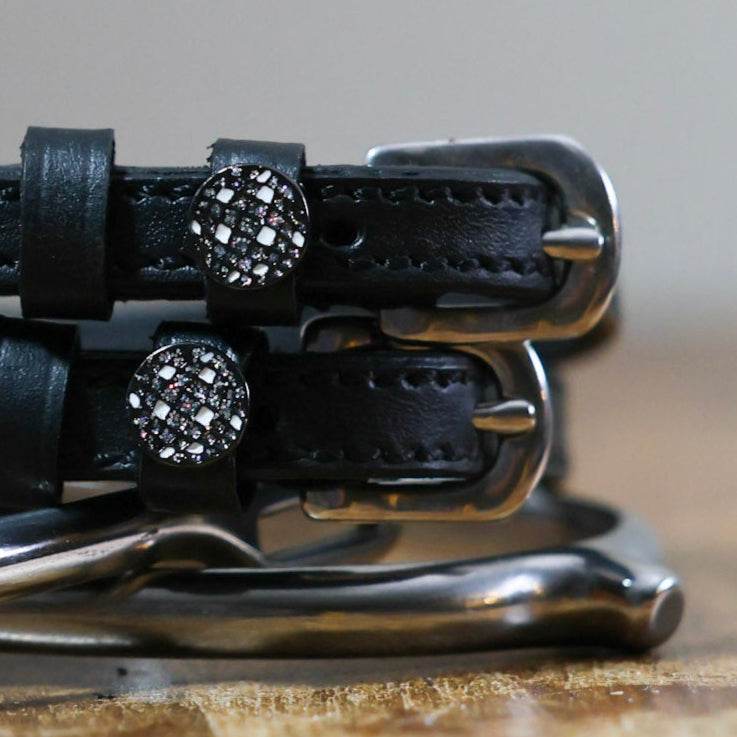 ManeJane Spur Straps Spur Straps- Disco Balls equestrian team apparel online tack store mobile tack store custom farm apparel custom show stable clothing equestrian lifestyle horse show clothing riding clothes ManeJane Frogger Spur Straps horses equestrian tack store