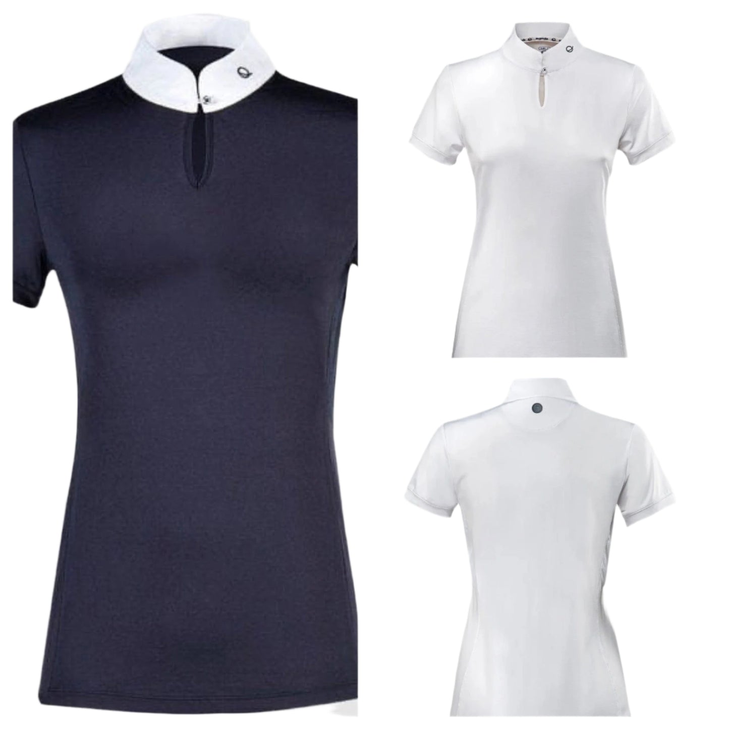 EQODE By Equiline Show Shirt EQODE by Equiline- Women's Show Shirt Keyhole Collar equestrian team apparel online tack store mobile tack store custom farm apparel custom show stable clothing equestrian lifestyle horse show clothing riding clothes horses equestrian tack store