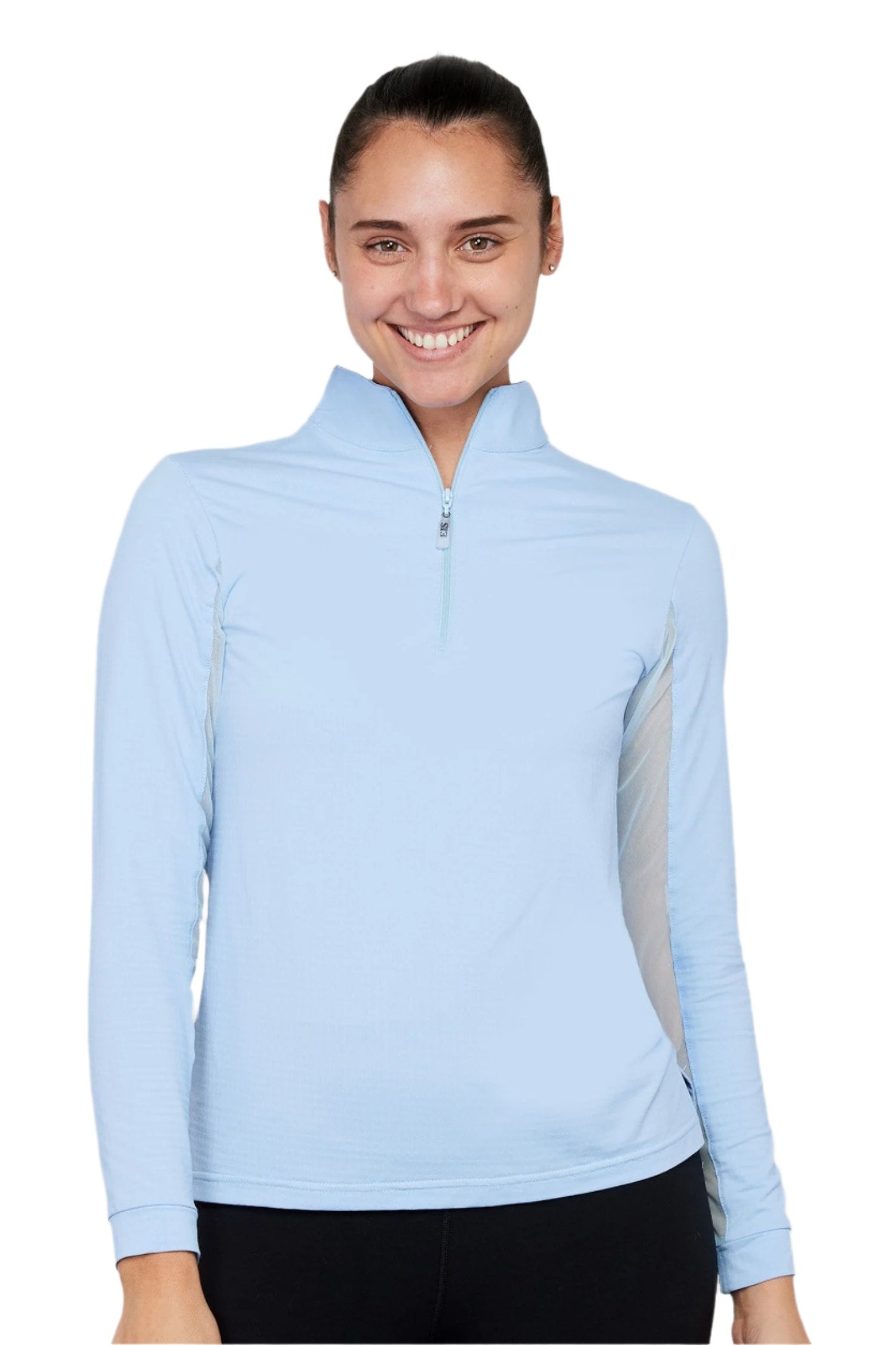 EIS Custom Team Shirts Powder Blue EIS- Sunshirts S equestrian team apparel online tack store mobile tack store custom farm apparel custom show stable clothing equestrian lifestyle horse show clothing riding clothes horses equestrian tack store