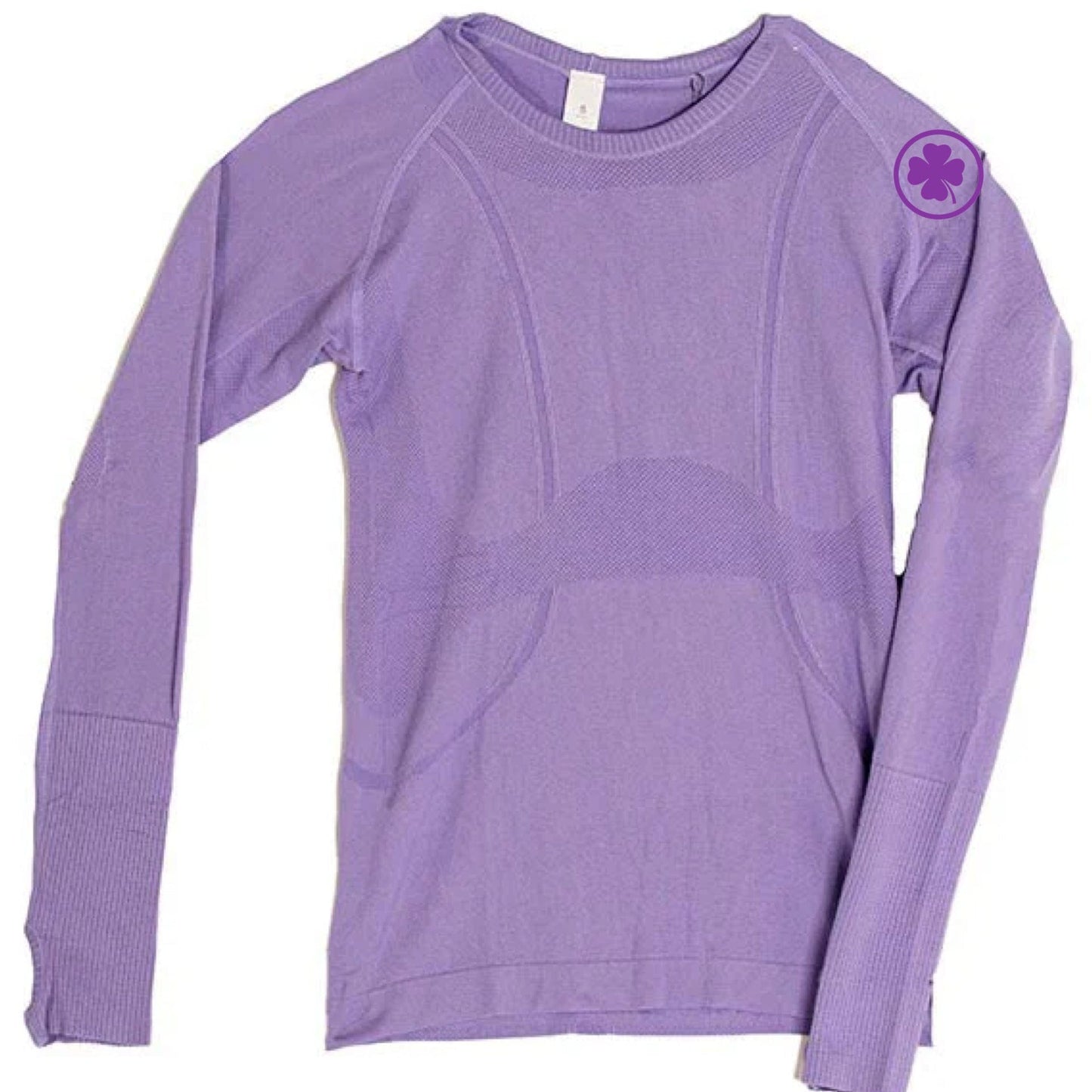 Rather Lucky top XS / Amethyst Rather Lucky- Tech Shirt Long Sleeve equestrian team apparel online tack store mobile tack store custom farm apparel custom show stable clothing equestrian lifestyle horse show clothing riding clothes Rather Lucky- Tech Shirt Long Sleeve horses equestrian tack store