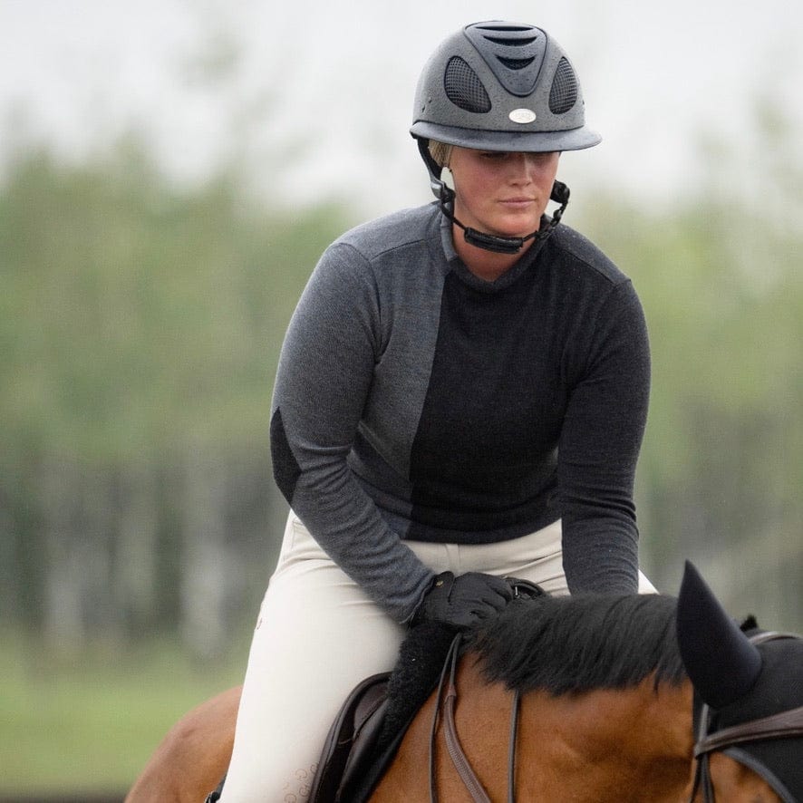 equestrian gear near me TKEQ- Sweater (Quarter Line) L / Slate