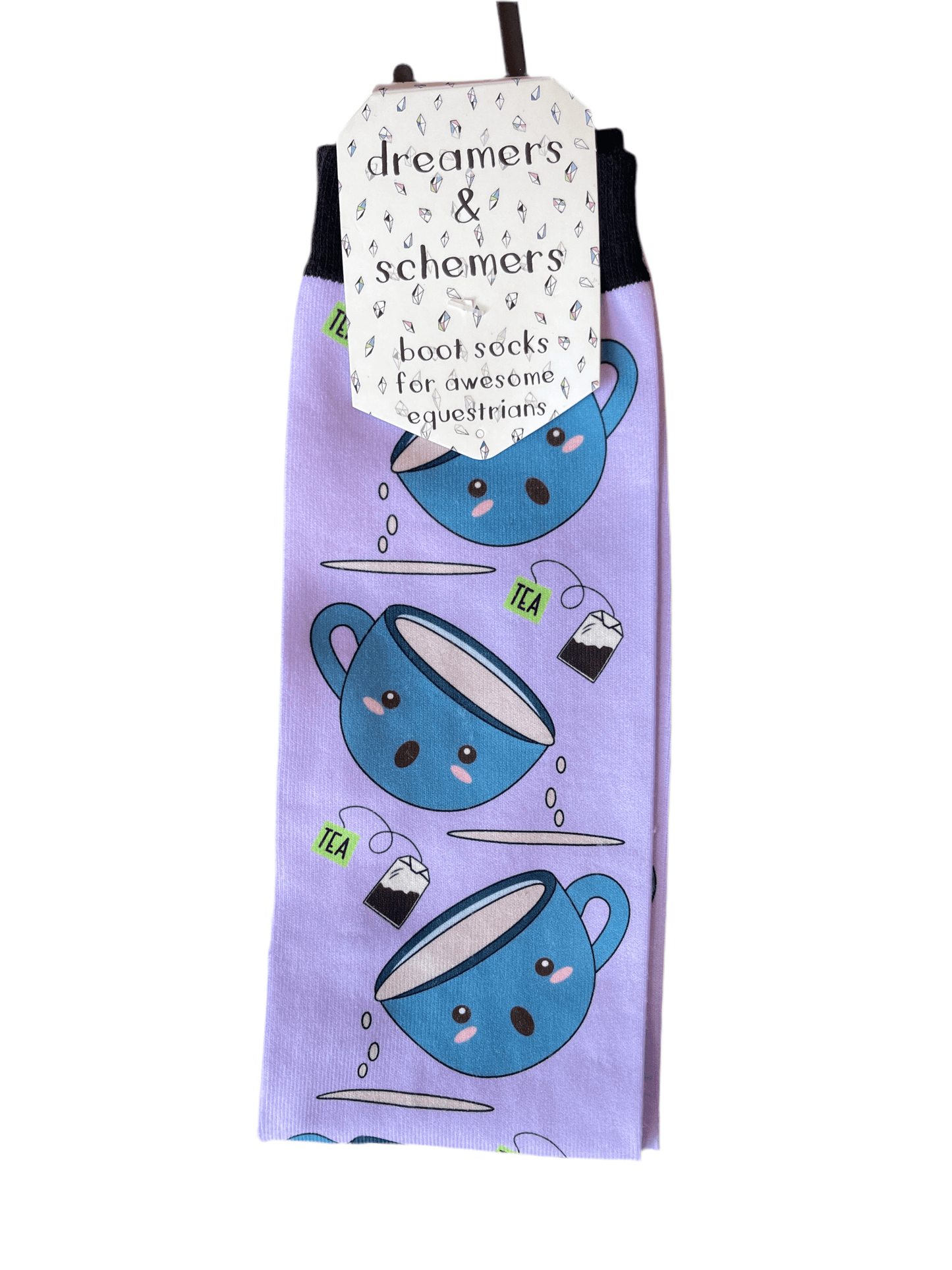 Dreamers & Schemers Socks Dreamers & Schemers- Spill The Tea equestrian team apparel online tack store mobile tack store custom farm apparel custom show stable clothing equestrian lifestyle horse show clothing riding clothes Dreamers & Schemers- Spill The Tea horses equestrian tack store