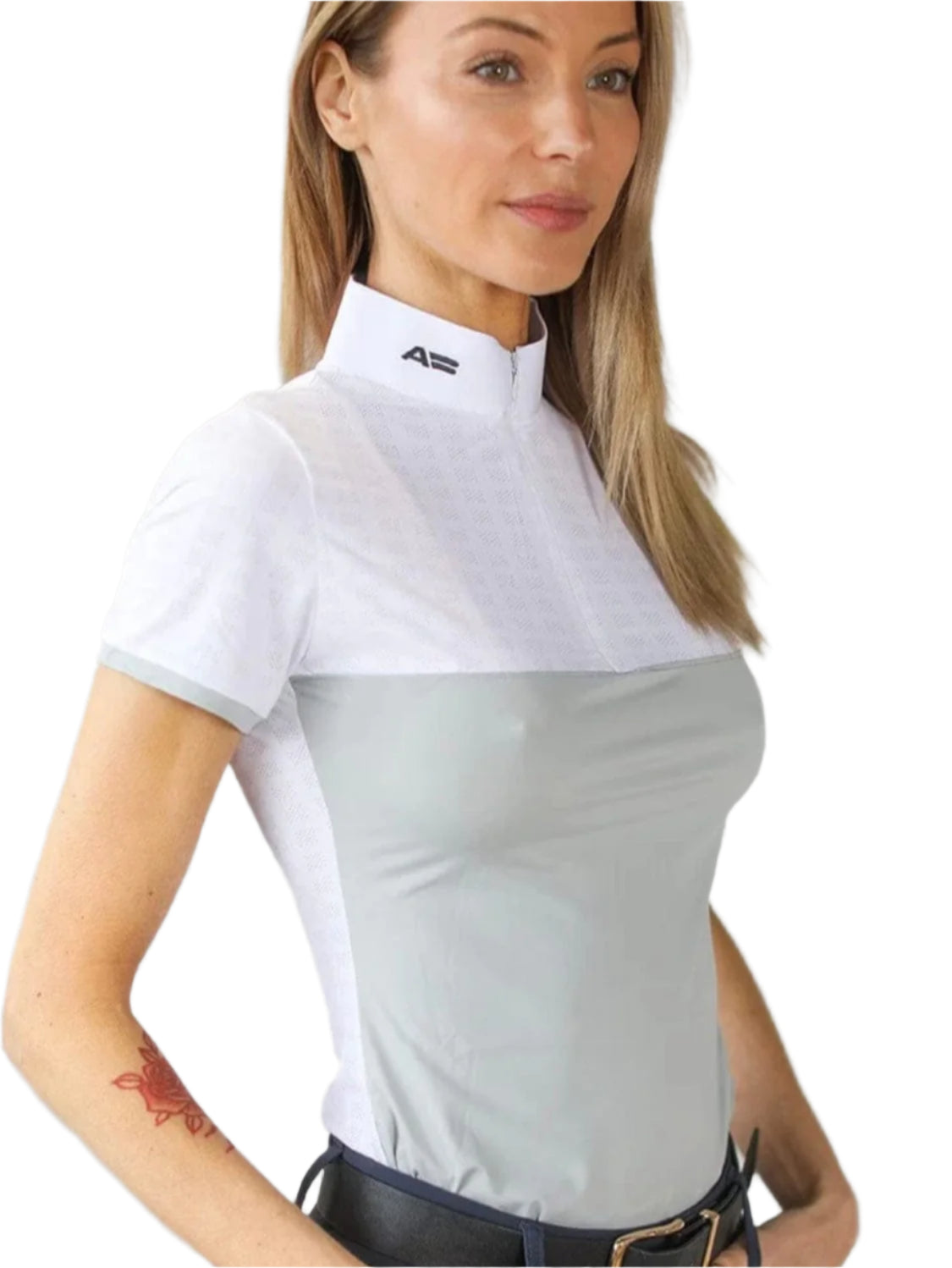 Armateq M / Grey Armateq- Ultra Breathable Short Sleeve Shirt equestrian team apparel online tack store mobile tack store custom farm apparel custom show stable clothing equestrian lifestyle horse show clothing riding clothes horses equestrian tack store