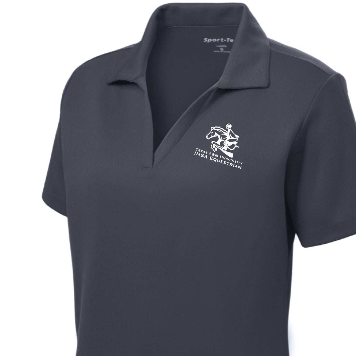 Equestrian Team Apparel Texas A&M- Polo Shirt equestrian team apparel online tack store mobile tack store custom farm apparel custom show stable clothing equestrian lifestyle horse show clothing riding clothes Texas A&M- Polo Shirt horses equestrian tack store