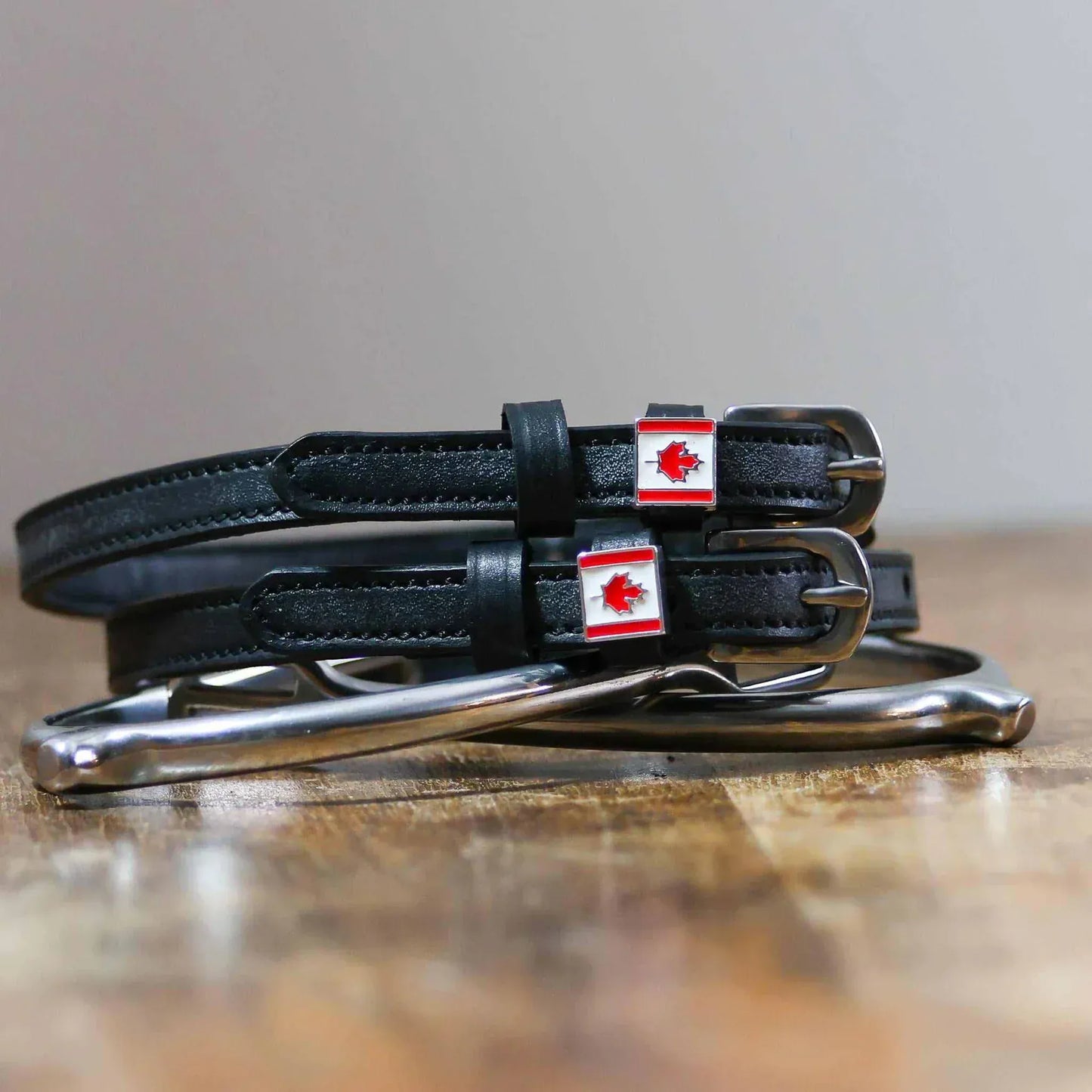 ManeJane Spur Straps Spur Straps- Flag (Canadian) equestrian team apparel online tack store mobile tack store custom farm apparel custom show stable clothing equestrian lifestyle horse show clothing riding clothes ManeJane Frogger Spur Straps horses equestrian tack store