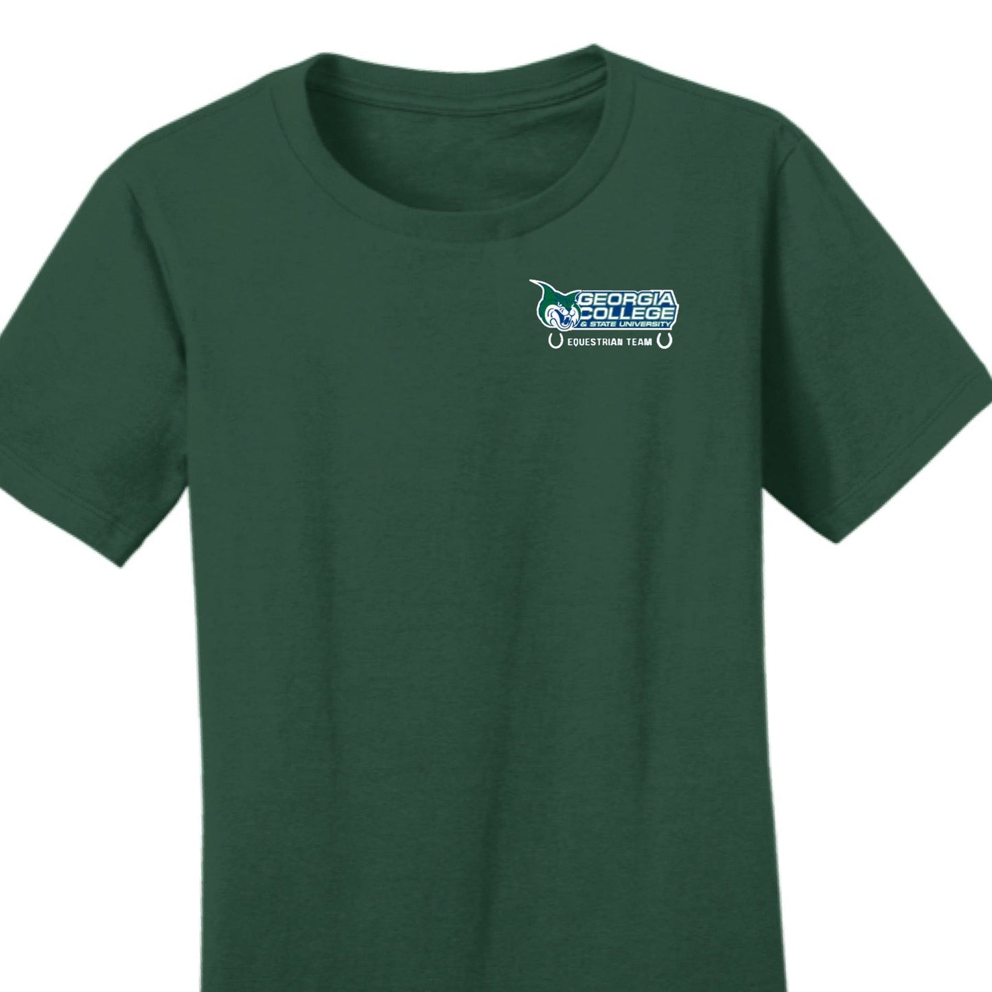 Equestrian Team Apparel Georgia College- Tee Shirt equestrian team apparel online tack store mobile tack store custom farm apparel custom show stable clothing equestrian lifestyle horse show clothing riding clothes Georgia College- Tee Shirt horses equestrian tack store