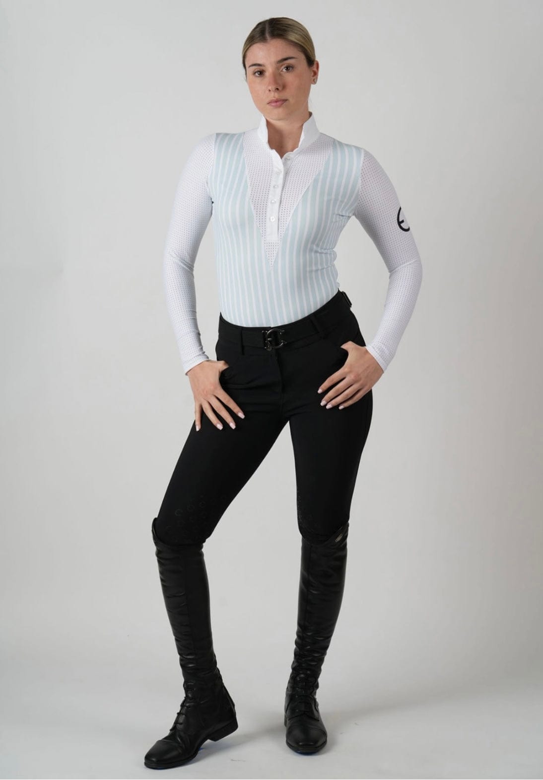EquestrianClub Show Shirt EquestrianClub- Amy Show Top equestrian team apparel online tack store mobile tack store custom farm apparel custom show stable clothing equestrian lifestyle horse show clothing riding clothes EquestrianClub- Amy Show Top horses equestrian tack store