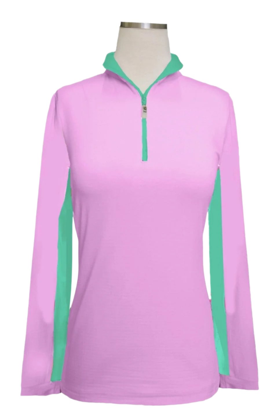 EIS Custom Team Shirts Pink/Jade EIS- Sunshirts XS equestrian team apparel online tack store mobile tack store custom farm apparel custom show stable clothing equestrian lifestyle horse show clothing riding clothes horses equestrian tack store