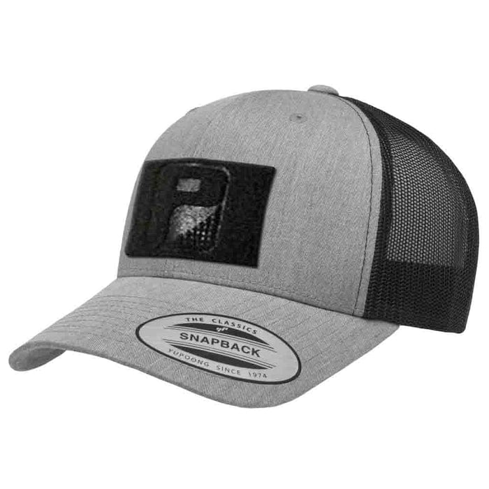 pull patch Hats Heather/Black Pull Patch Trucker Caps equestrian team apparel online tack store mobile tack store custom farm apparel custom show stable clothing equestrian lifestyle horse show clothing riding clothes Pull Patch Trucker Caps horses equestrian tack store