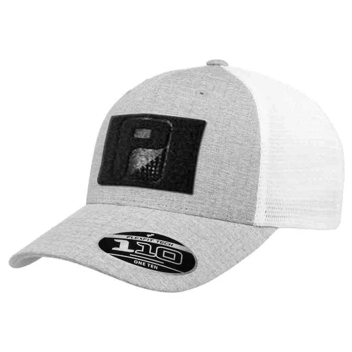 pull patch Hats Melange Silver/White Pull Patch Trucker Caps Flexfit + Snapback equestrian team apparel online tack store mobile tack store custom farm apparel custom show stable clothing equestrian lifestyle horse show clothing riding clothes Pull Patch Trucker Caps Flexfit + Snapback horses equestrian tack store