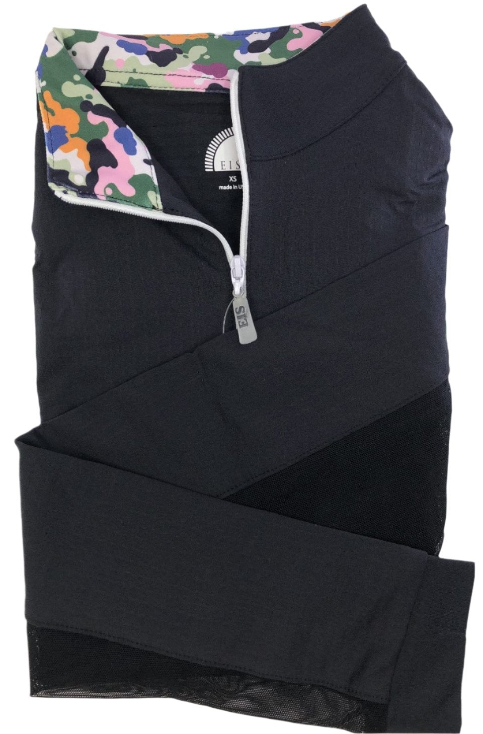 EIS Custom Team Shirts Black/Multi Camo EIS- Sunshirts XS equestrian team apparel online tack store mobile tack store custom farm apparel custom show stable clothing equestrian lifestyle horse show clothing riding clothes horses equestrian tack store