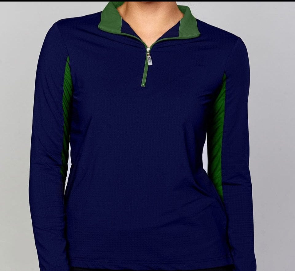 EIS Custom Team Shirts Navy/Hunter Green EIS- Sunshirts L equestrian team apparel online tack store mobile tack store custom farm apparel custom show stable clothing equestrian lifestyle horse show clothing riding clothes horses equestrian tack store