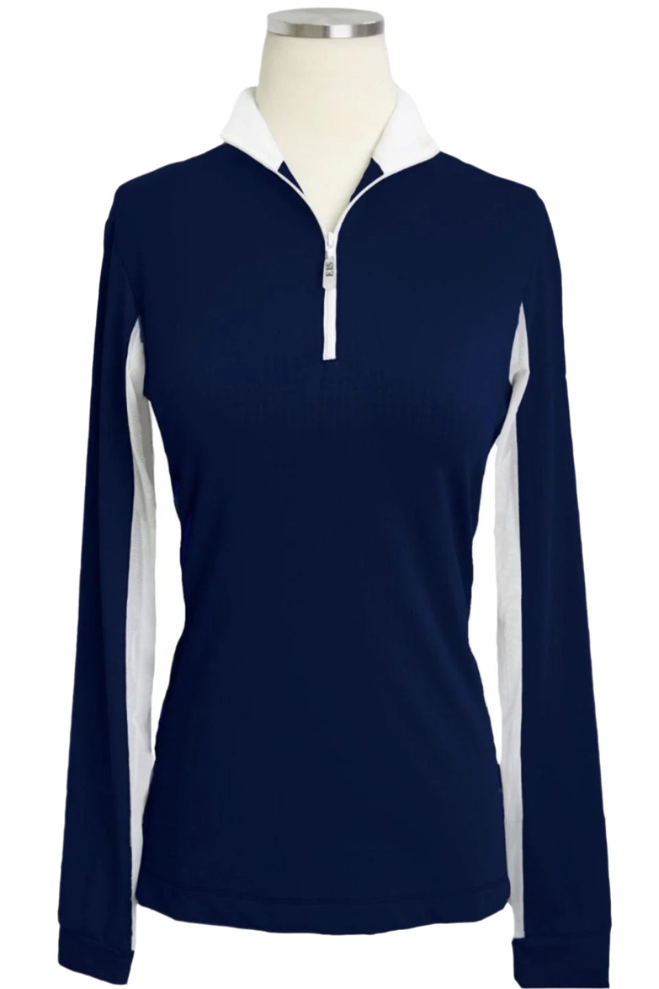 EIS Custom Team Shirts Navy/White EIS- Sunshirts XS equestrian team apparel online tack store mobile tack store custom farm apparel custom show stable clothing equestrian lifestyle horse show clothing riding clothes horses equestrian tack store