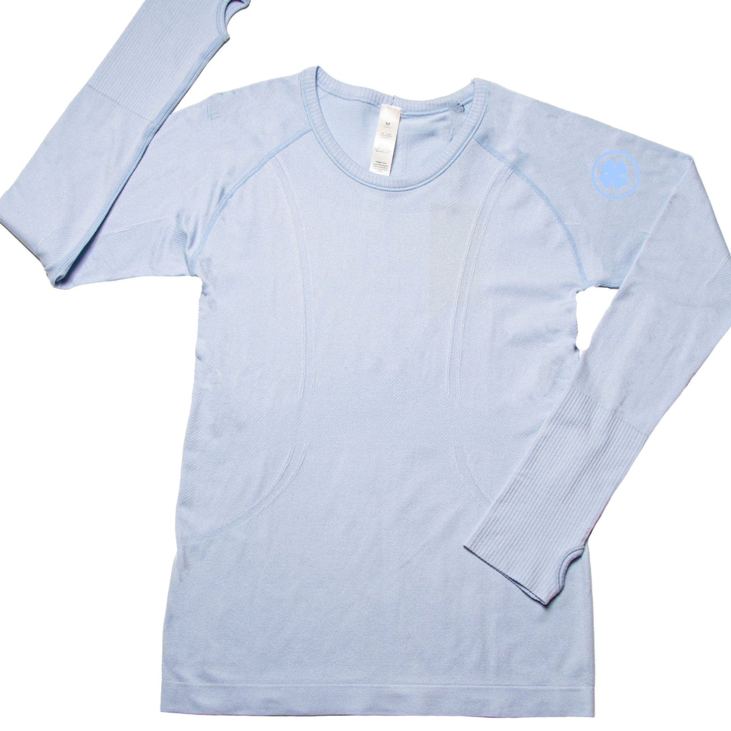 Rather Lucky top XS / Sky Blue Rather Lucky- Tech Shirt Long Sleeve equestrian team apparel online tack store mobile tack store custom farm apparel custom show stable clothing equestrian lifestyle horse show clothing riding clothes Rather Lucky- Tech Shirt Long Sleeve horses equestrian tack store