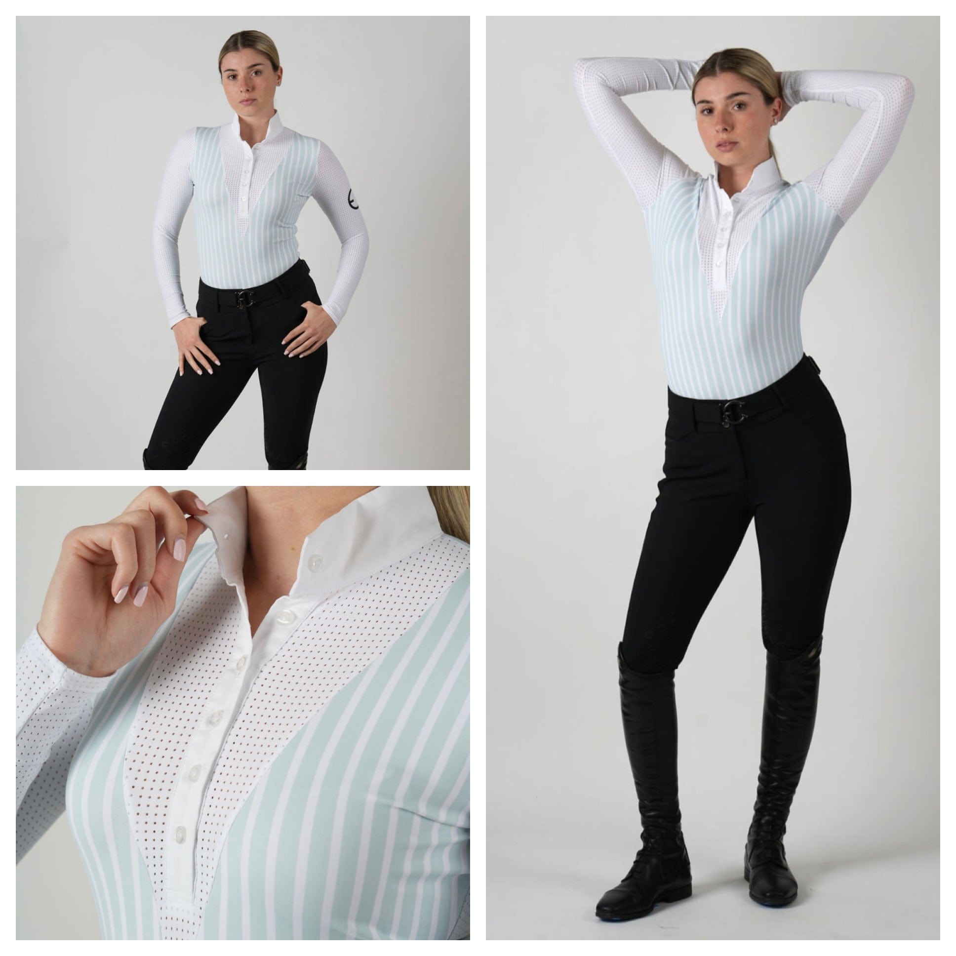 EquestrianClub Show Shirt EquestrianClub- Amy Show Top equestrian team apparel online tack store mobile tack store custom farm apparel custom show stable clothing equestrian lifestyle horse show clothing riding clothes EquestrianClub- Amy Show Top horses equestrian tack store
