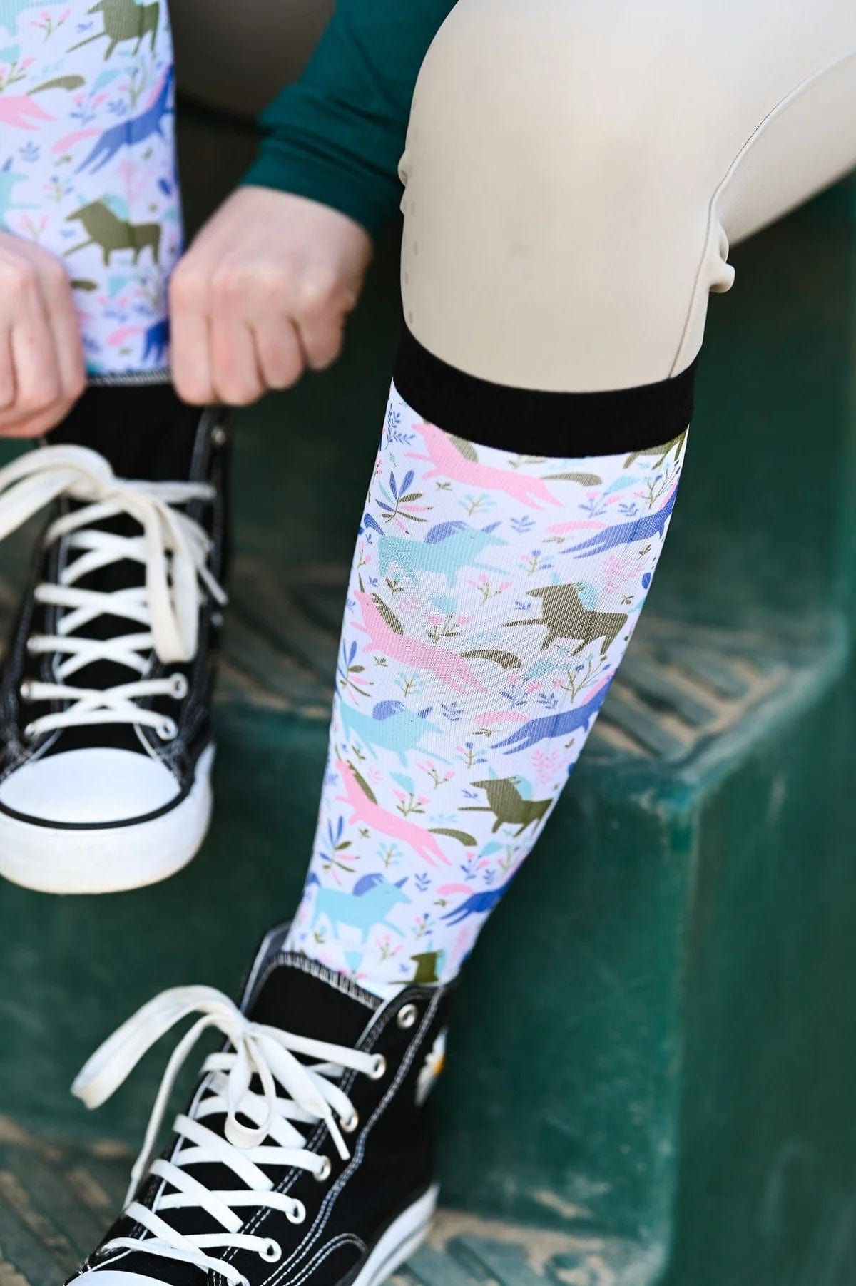 dreamers & schemers Boot Sock Dreamers & Schemers- Field Of Dreams equestrian team apparel online tack store mobile tack store custom farm apparel custom show stable clothing equestrian lifestyle horse show clothing riding clothes horses equestrian tack store