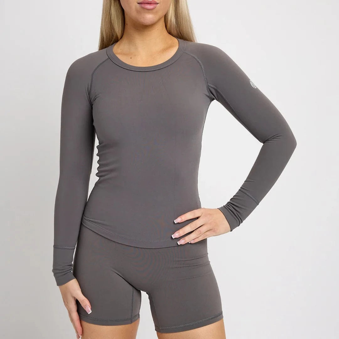 TKEQ Long Sleeve Tech Shirt TKEQ- Kassidy Technical Top equestrian team apparel online tack store mobile tack store custom farm apparel custom show stable clothing equestrian lifestyle horse show clothing riding clothes TKEQ- Kassidy Technical Top horses equestrian tack store