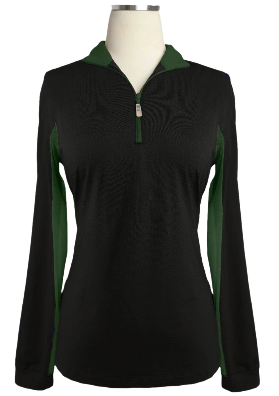 EIS Custom Team Shirts Black/Hunter Green EIS- Sunshirts XL equestrian team apparel online tack store mobile tack store custom farm apparel custom show stable clothing equestrian lifestyle horse show clothing riding clothes horses equestrian tack store