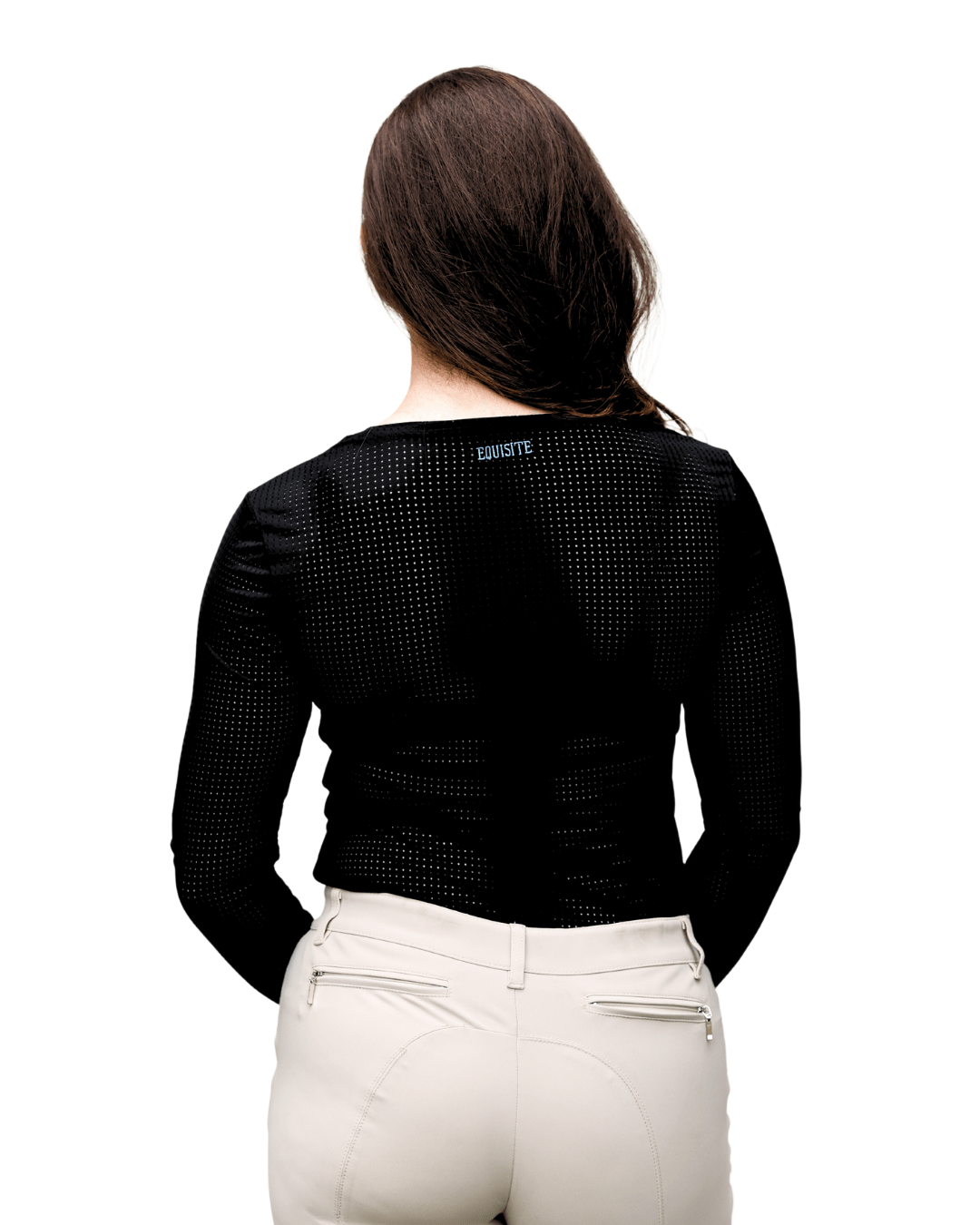 Equisite Elements of Style clothing Equisite Elements- Cadence Perforated Long Sleeve Tee Shirt equestrian team apparel online tack store mobile tack store custom farm apparel custom show stable clothing equestrian lifestyle horse show clothing riding clothes Equisite Elements- Cadence Perforated Long Sleeve Tee Shirt horses equestrian tack store