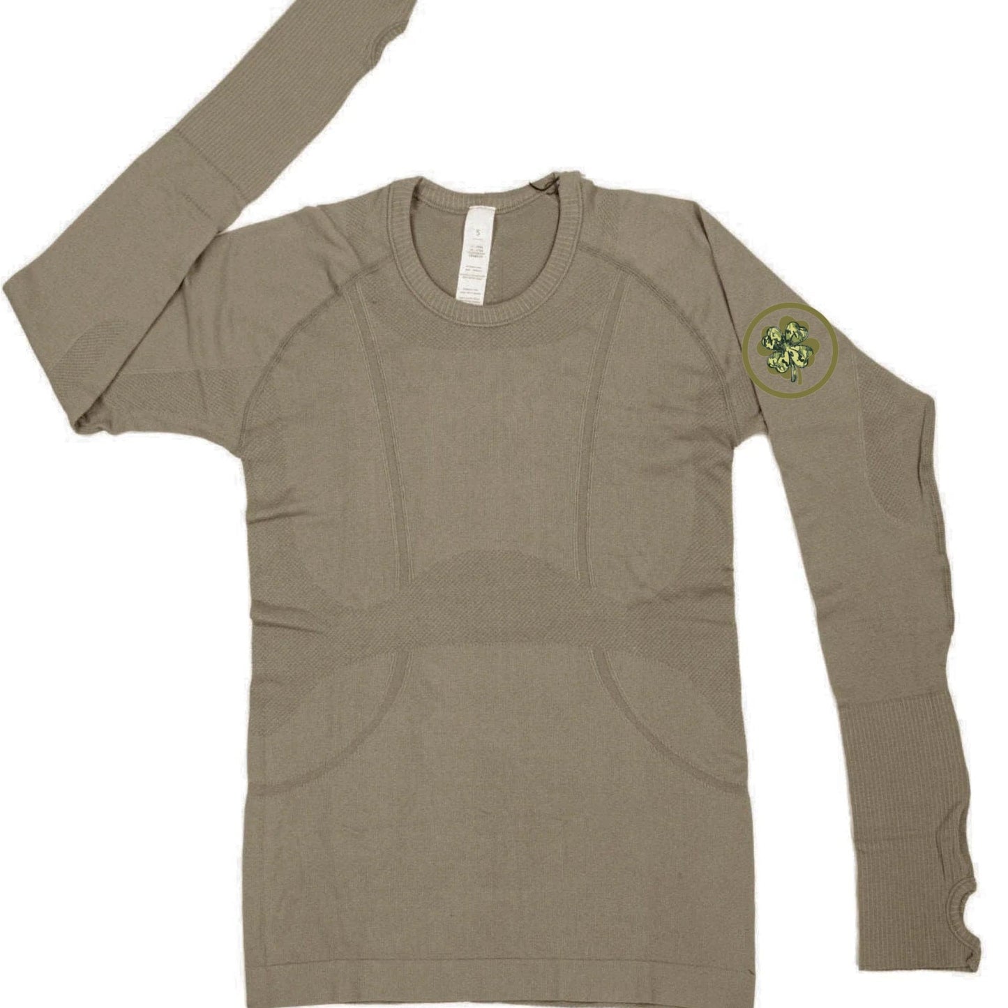 Rather Lucky top XS / Sand Rather Lucky- Tech Shirt Long Sleeve equestrian team apparel online tack store mobile tack store custom farm apparel custom show stable clothing equestrian lifestyle horse show clothing riding clothes Rather Lucky- Tech Shirt Long Sleeve horses equestrian tack store