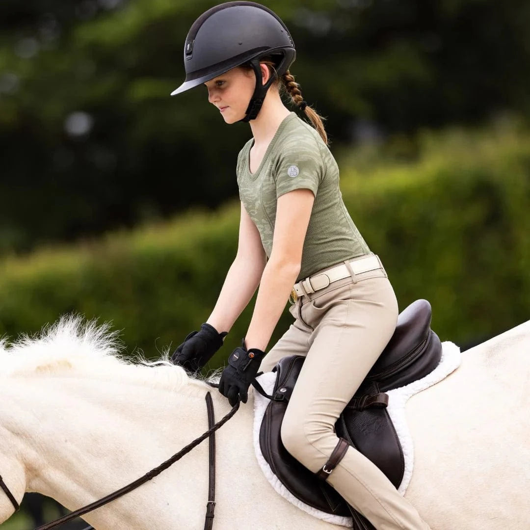 TKEQ Women's Casual Shirt TKEQ- MINI Kennedy Seamless Short Sleeve Shirt 2.0 (Wall Street Green Camo) equestrian team apparel online tack store mobile tack store custom farm apparel custom show stable clothing equestrian lifestyle horse show clothing riding clothes TKEQ- MINI Kennedy Seamless Short Sleeve Shirt 2.0 (Wall Street Green Camo) horses equestrian tack store