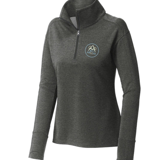 Equestrian Team Apparel A Bit Above- 1/4 Zip Pullover equestrian team apparel online tack store mobile tack store custom farm apparel custom show stable clothing equestrian lifestyle horse show clothing riding clothes A Bit Above- 1/4 Zip Pullover horses equestrian tack store
