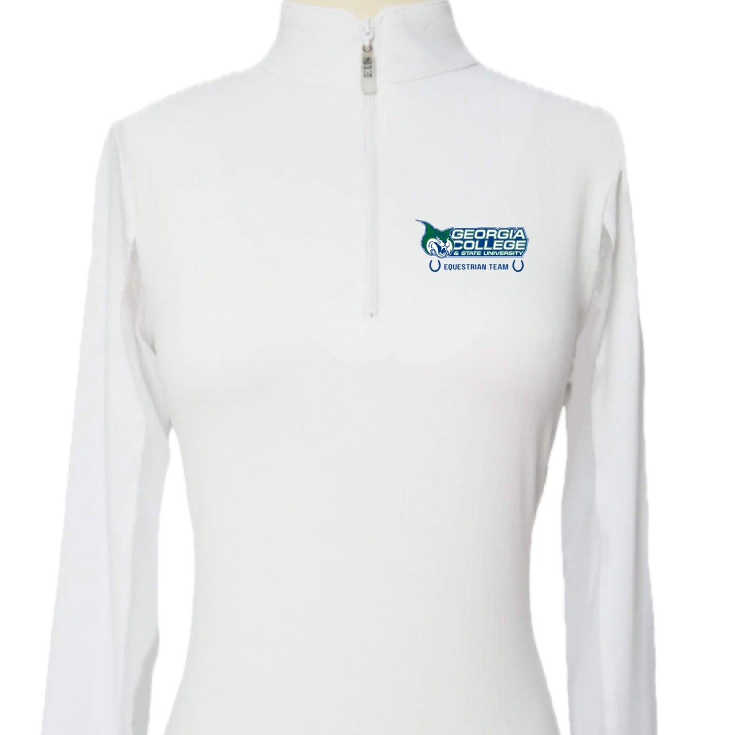 Equestrian Team Apparel Georgia College- Sun Shirt equestrian team apparel online tack store mobile tack store custom farm apparel custom show stable clothing equestrian lifestyle horse show clothing riding clothes Georgia College- Sun Shirt horses equestrian tack store