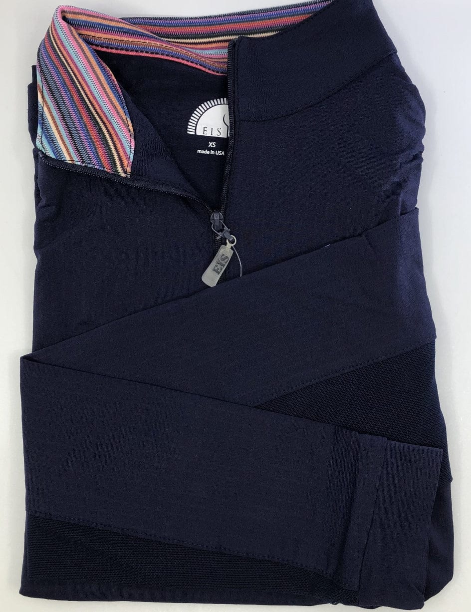 EIS Custom Team Shirts Navy Retro EIS- Sunshirts L equestrian team apparel online tack store mobile tack store custom farm apparel custom show stable clothing equestrian lifestyle horse show clothing riding clothes horses equestrian tack store