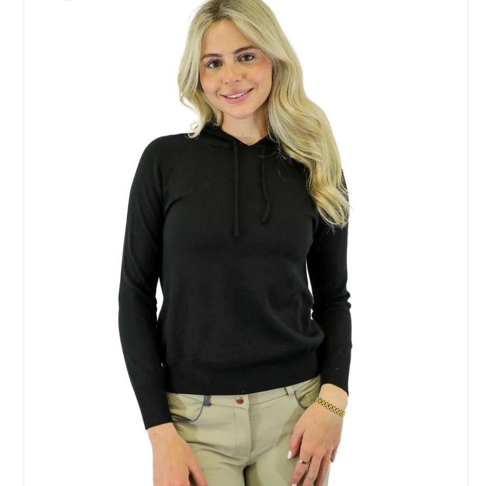 Equisite Elements of Style Women's Shirt XS / Jet Black Equisite Elements- Sofia Sweater equestrian team apparel online tack store mobile tack store custom farm apparel custom show stable clothing equestrian lifestyle horse show clothing riding clothes Equisite Elements- Sofia Sweater horses equestrian tack store