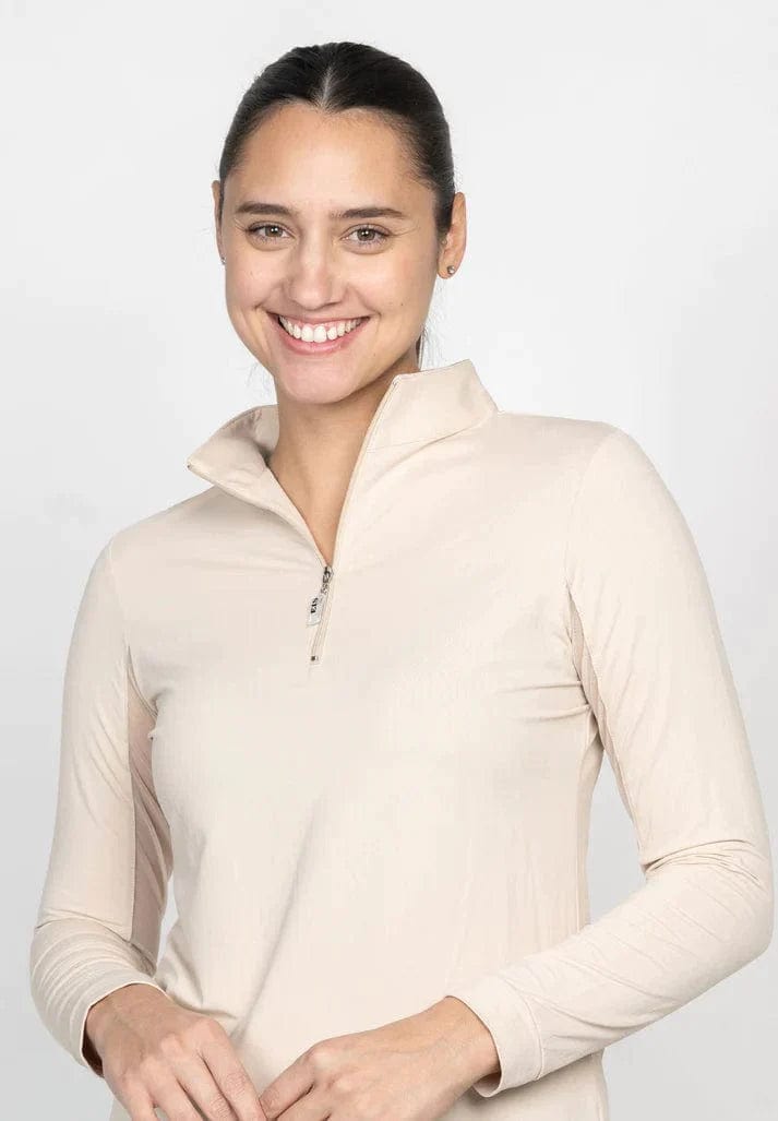 EIS Sunshirt Almond EIS 2.0-Sun Shirts Small equestrian team apparel online tack store mobile tack store custom farm apparel custom show stable clothing equestrian lifestyle horse show clothing riding clothes horses equestrian tack store