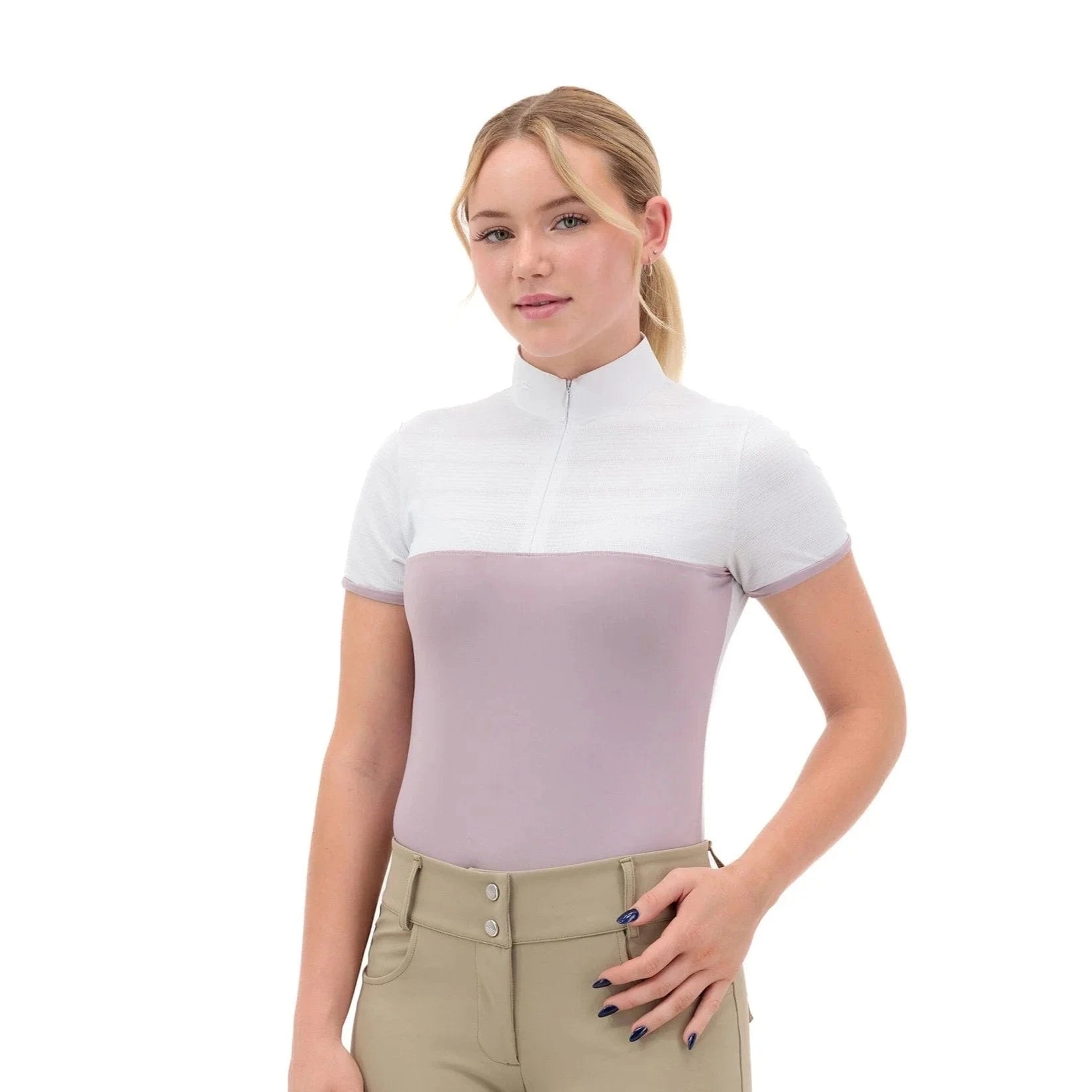 Armateq XS / Light Mauve Armateq- Color Ultra Breathable Short Sleeve Shirt equestrian team apparel online tack store mobile tack store custom farm apparel custom show stable clothing equestrian lifestyle horse show clothing riding clothes Armateq- Color Ultra Breathable Short Sleeve Shirt horses equestrian tack store