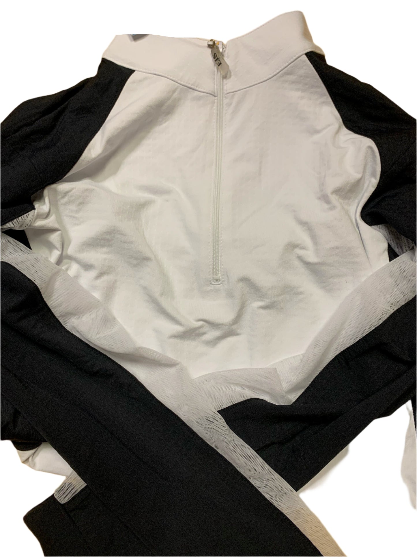 EIS Custom Team Shirts White/Black/White EIS- Sunshirts XL equestrian team apparel online tack store mobile tack store custom farm apparel custom show stable clothing equestrian lifestyle horse show clothing riding clothes horses equestrian tack store