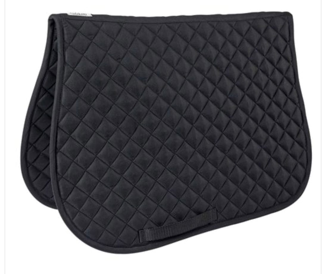 Equestrian Team Apparel Custom Saddle Pads Black Saddle Pad- Custom equestrian team apparel online tack store mobile tack store custom farm apparel custom show stable clothing equestrian lifestyle horse show clothing riding clothes horses equestrian tack store