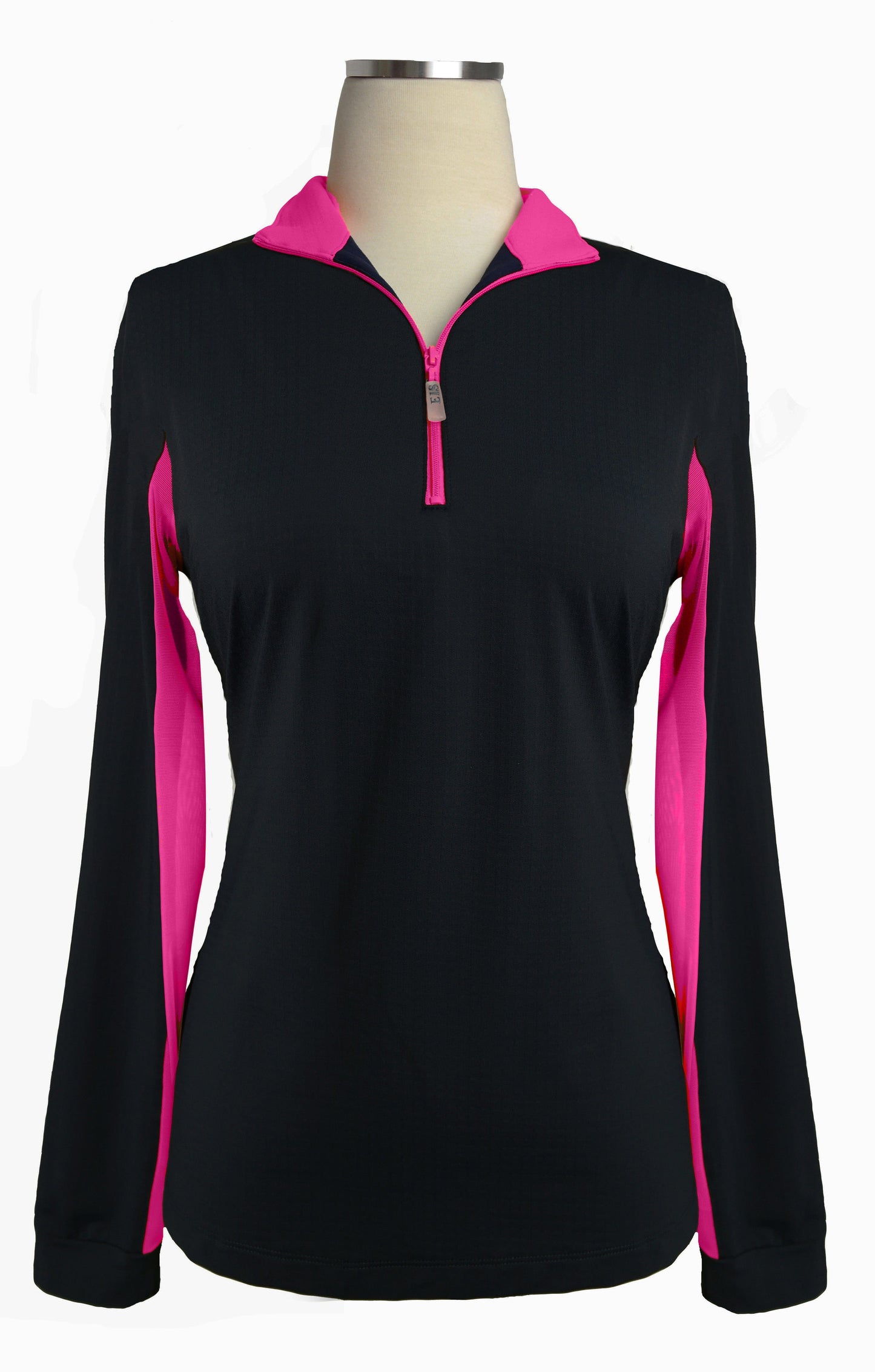 EIS Custom Team Shirts Black/Hot Pink EIS- Sunshirts XS equestrian team apparel online tack store mobile tack store custom farm apparel custom show stable clothing equestrian lifestyle horse show clothing riding clothes horses equestrian tack store