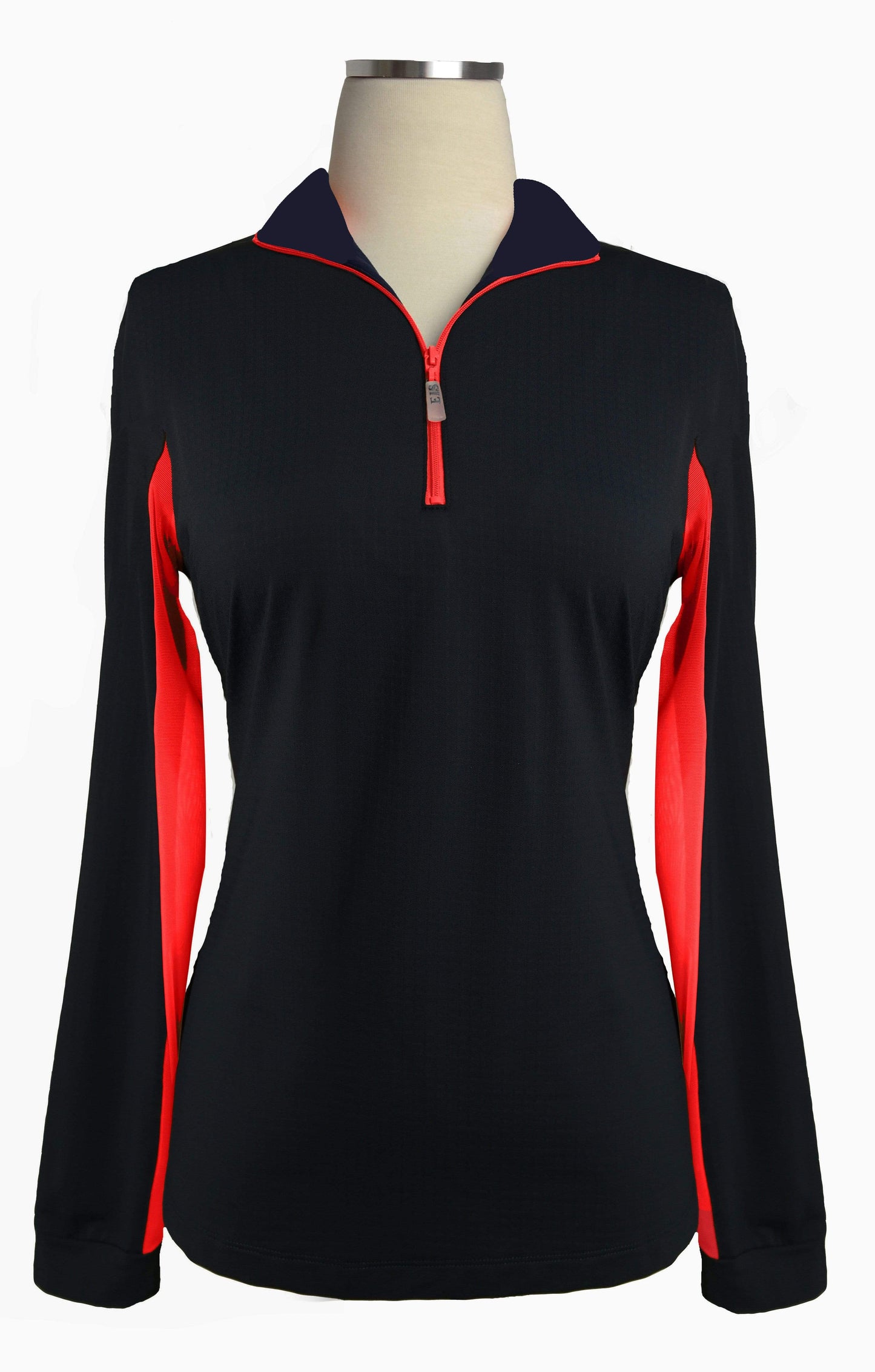 EIS Custom Team Shirts Black/Red EIS- Sunshirts S equestrian team apparel online tack store mobile tack store custom farm apparel custom show stable clothing equestrian lifestyle horse show clothing riding clothes horses equestrian tack store