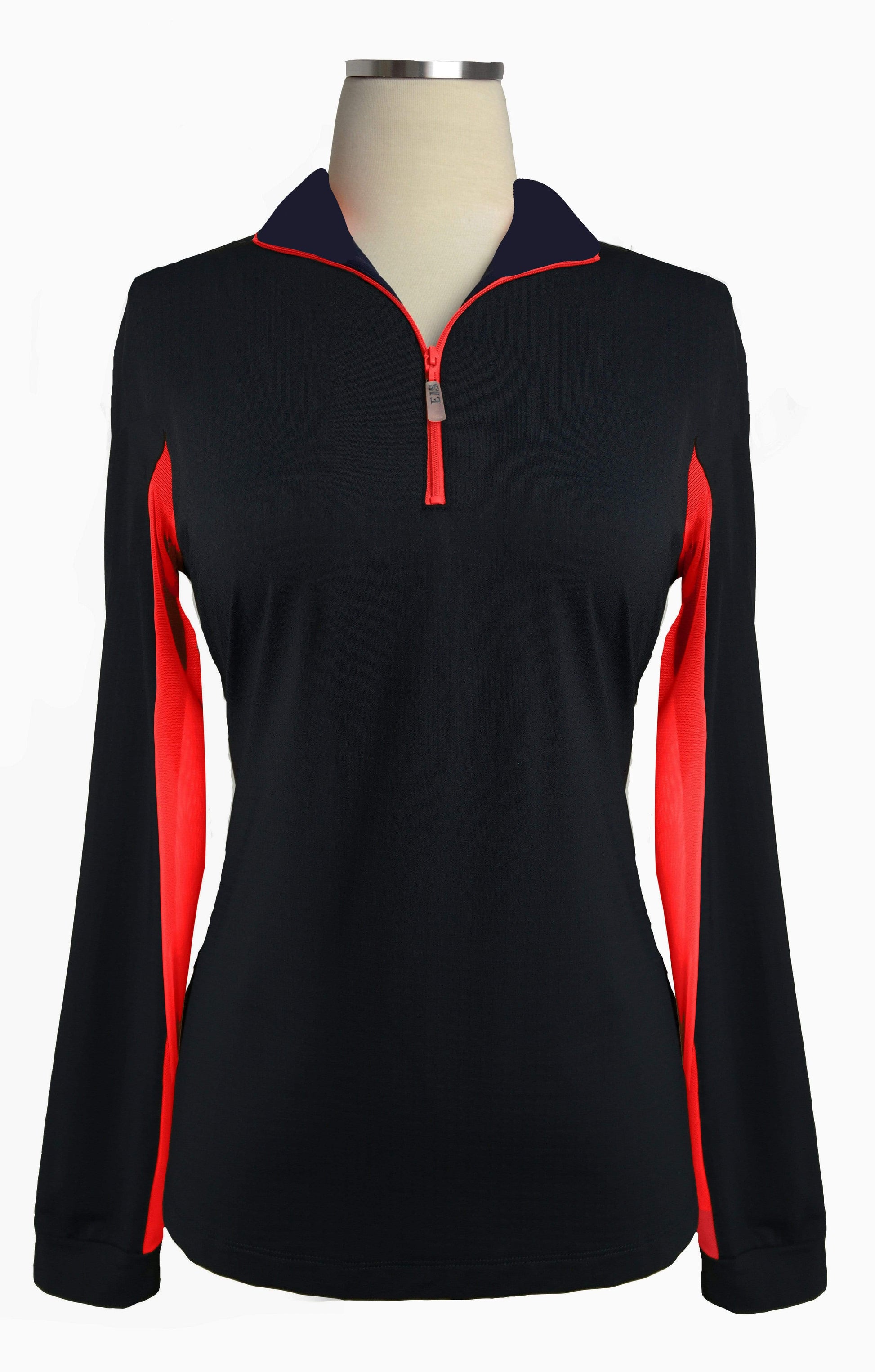 EIS Custom Team Shirts Black/Red EIS- Sunshirts S equestrian team apparel online tack store mobile tack store custom farm apparel custom show stable clothing equestrian lifestyle horse show clothing riding clothes horses equestrian tack store
