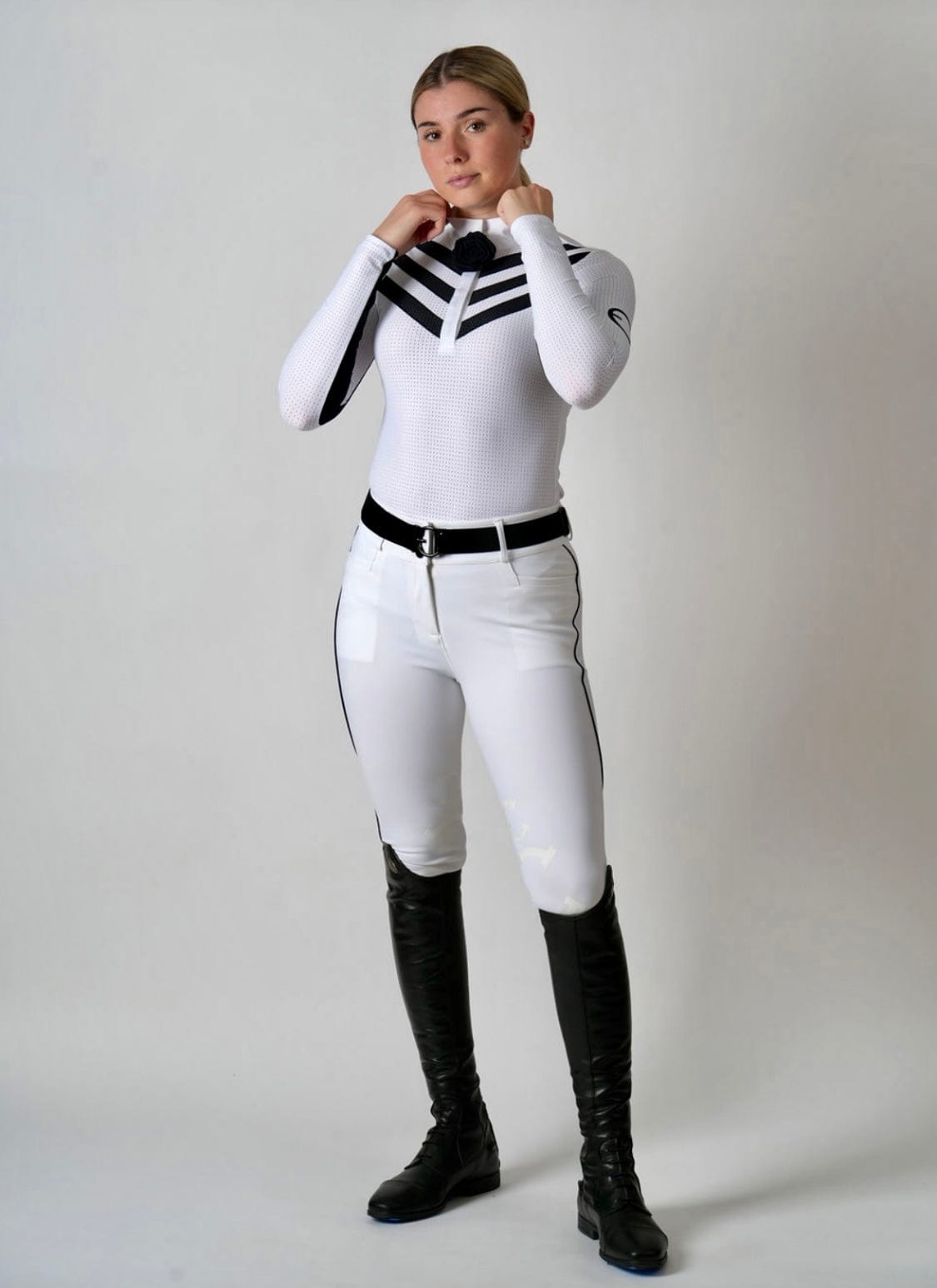 EquestrianClub Training Shirt EquestrianClub- Rosie Show Top equestrian team apparel online tack store mobile tack store custom farm apparel custom show stable clothing equestrian lifestyle horse show clothing riding clothes EquestrianClub- Rosie Show Top horses equestrian tack store