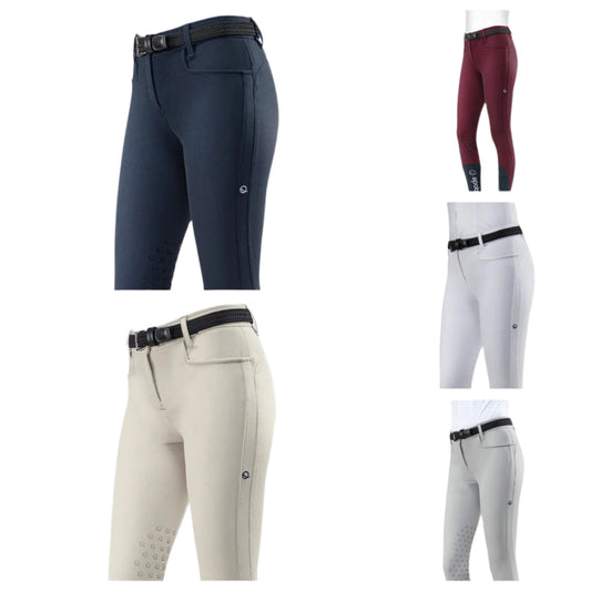 EQODE By Equiline Breeches EQODE- Ladies Breeches Knee Patch Grip Delma equestrian team apparel online tack store mobile tack store custom farm apparel custom show stable clothing equestrian lifestyle horse show clothing riding clothes horses equestrian tack store