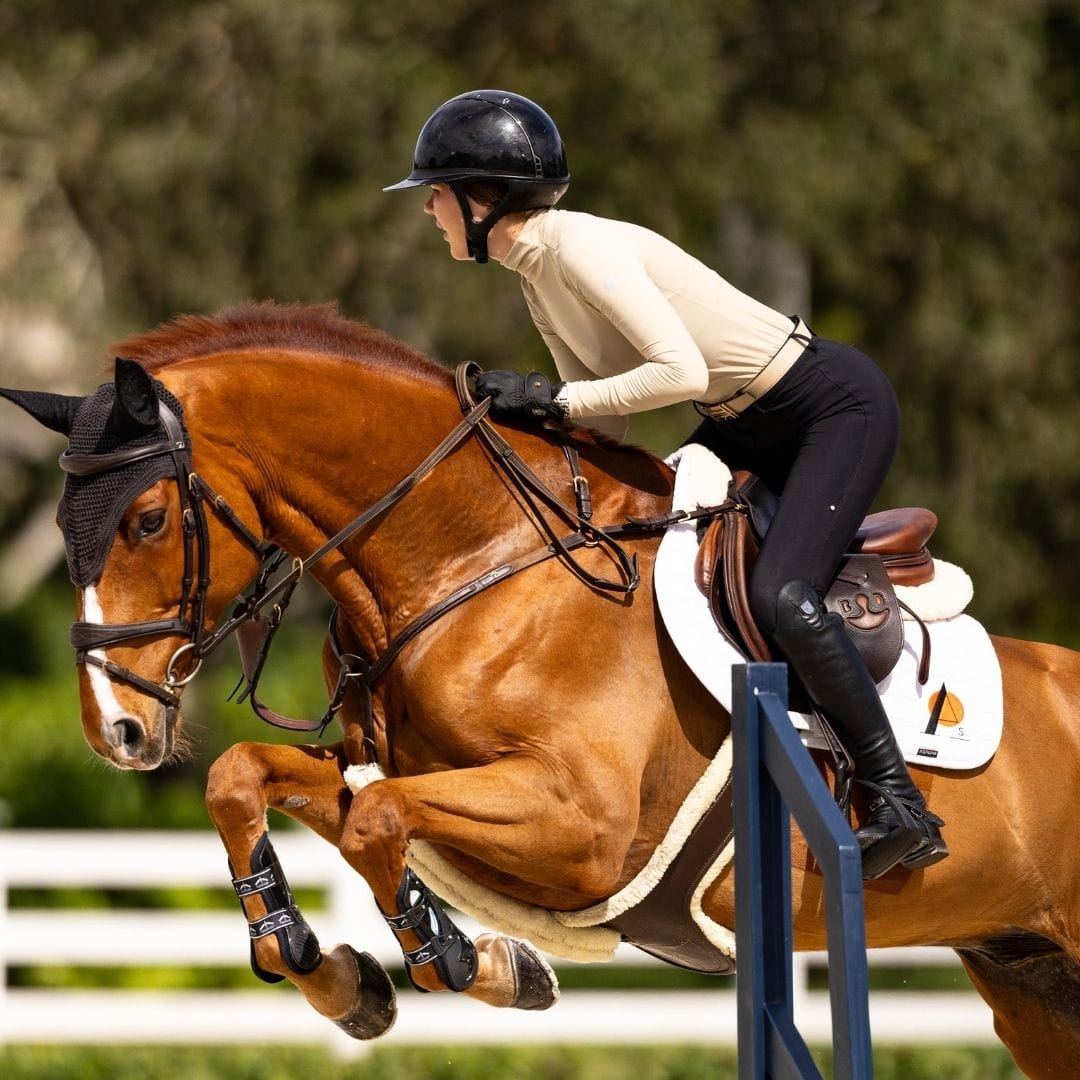 TKEQ Long Sleeve Tech Shirt TKEQ- Chloe High Collar Tech Top equestrian team apparel online tack store mobile tack store custom farm apparel custom show stable clothing equestrian lifestyle horse show clothing riding clothes TKEQ- Chloe High Collar Tech Top horses equestrian tack store