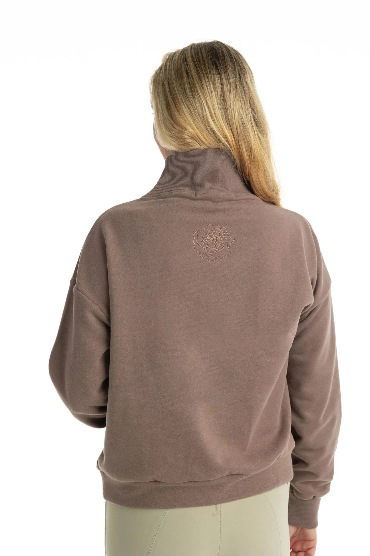 Hannah Childs Show Shirt Hannah Childs- Charlie 1/4 Zip Warm Up Sweater equestrian team apparel online tack store mobile tack store custom farm apparel custom show stable clothing equestrian lifestyle horse show clothing riding clothes Hannah Childs- Charlie 1/4 Zip Warm Up Sweater horses equestrian tack store