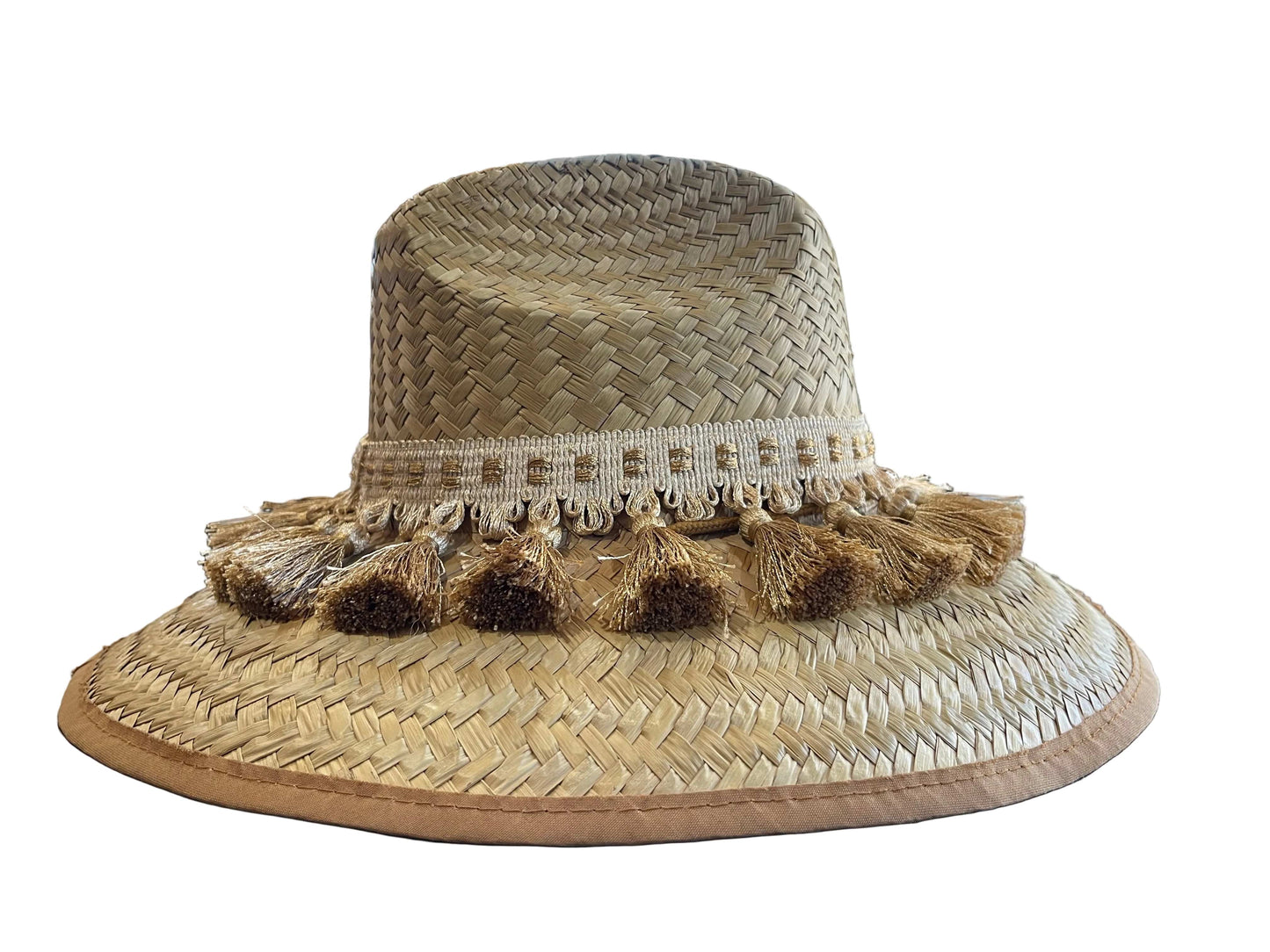 Island Girl Hats Hats Beige Island Girl Hats- Tassels equestrian team apparel online tack store mobile tack store custom farm apparel custom show stable clothing equestrian lifestyle horse show clothing riding clothes Island Girl Hats- Tassels horses equestrian tack store