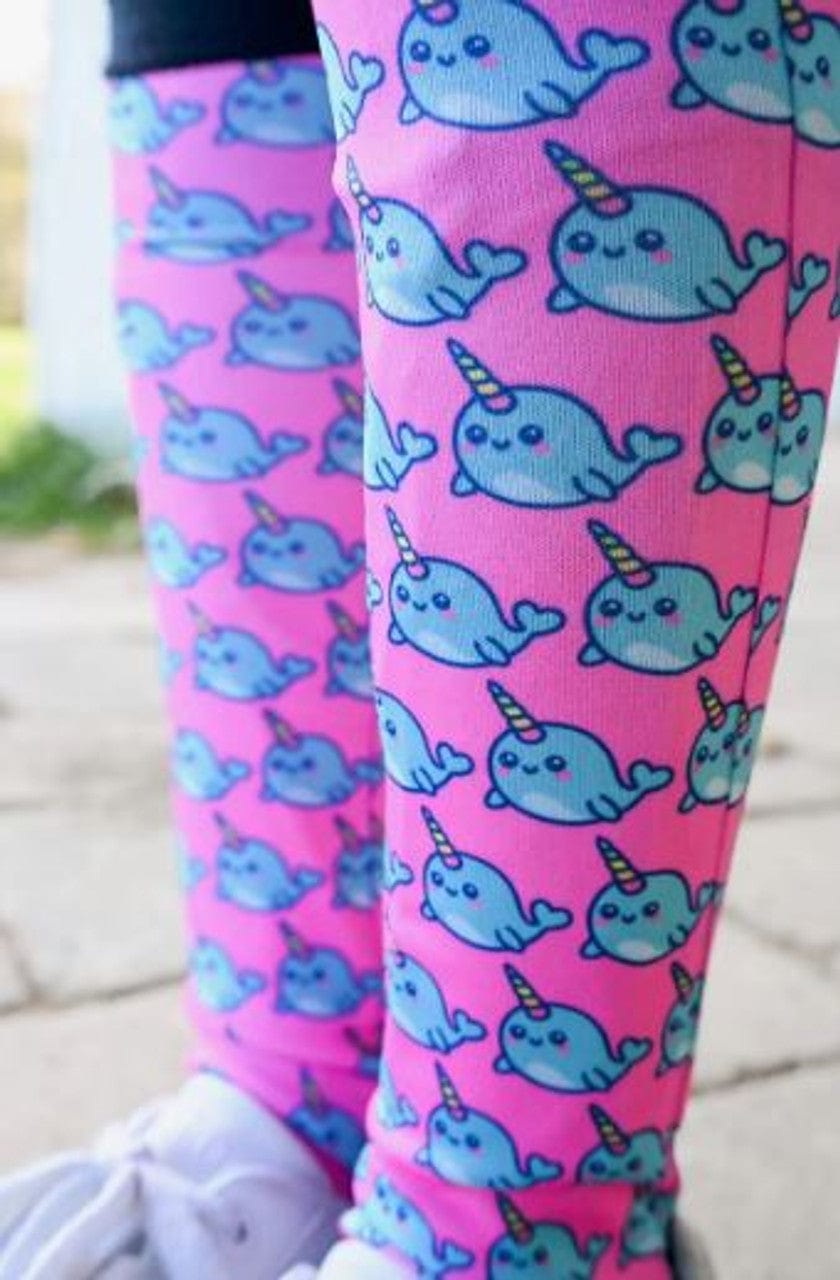 dreamers & schemers Boot Sock Dreamers & Schemers- Narwhal (Youth) equestrian team apparel online tack store mobile tack store custom farm apparel custom show stable clothing equestrian lifestyle horse show clothing riding clothes horses equestrian tack store