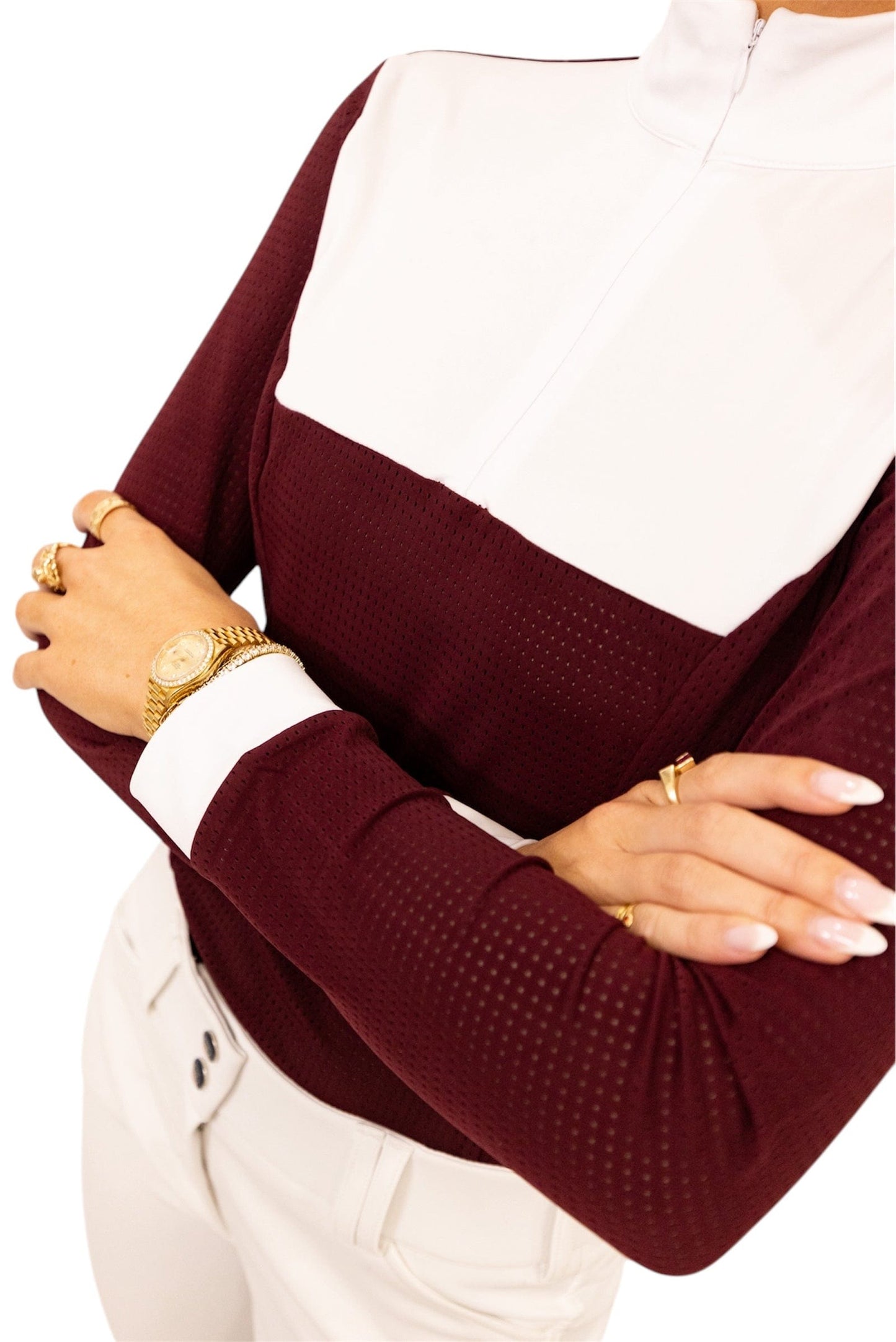 Equisite Elements of Style clothing Equisite Elements- Pauline Long Sleeve Show Shirt equestrian team apparel online tack store mobile tack store custom farm apparel custom show stable clothing equestrian lifestyle horse show clothing riding clothes Equisite Elements- Pauline Long Sleeve Show Shirt horses equestrian tack store